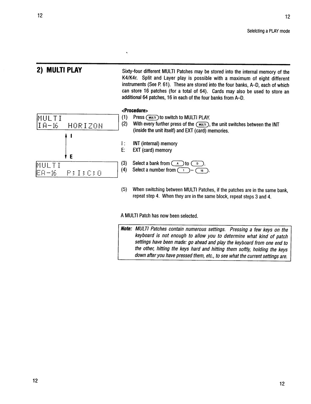 Kawai K4r manual 