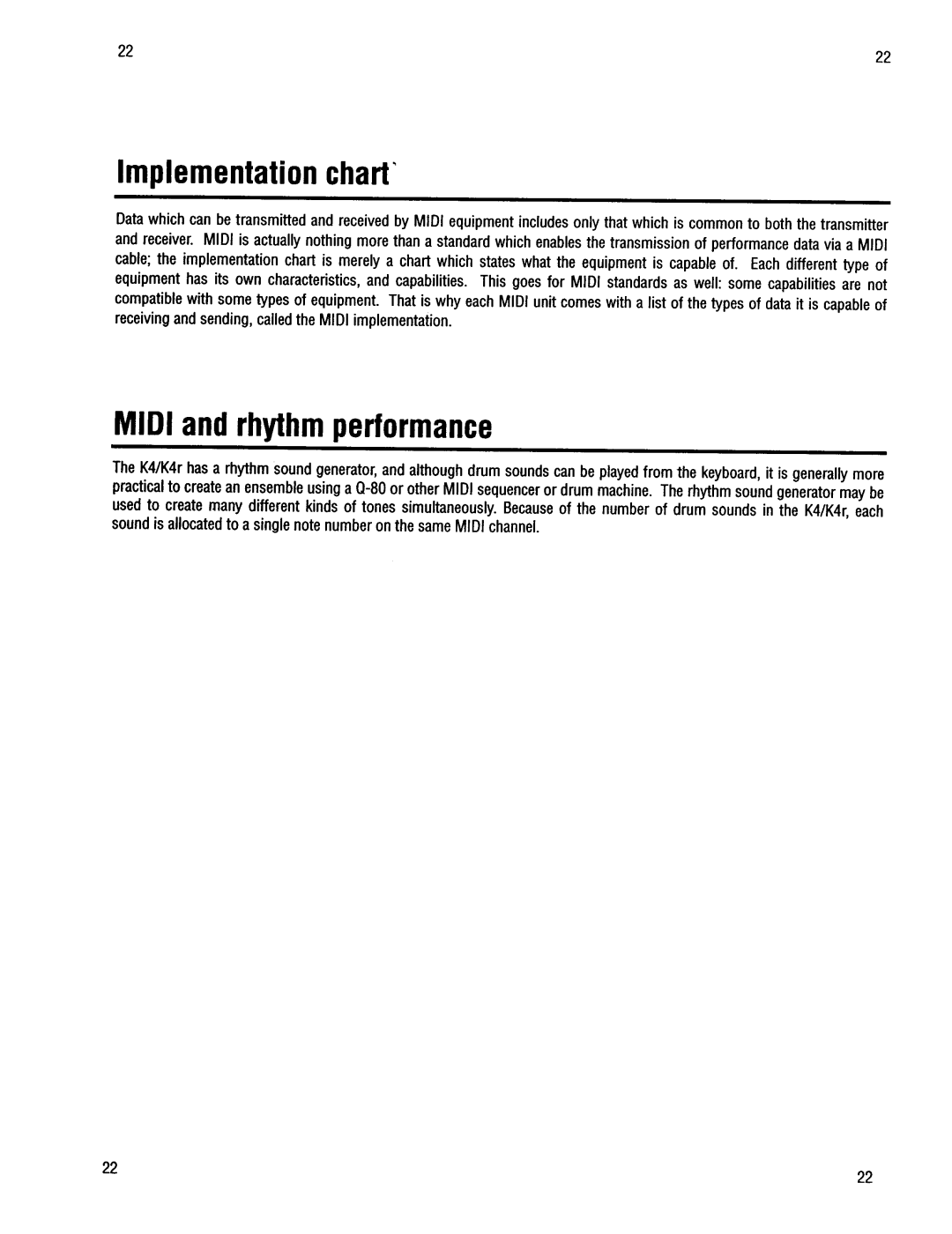 Kawai K4r manual 