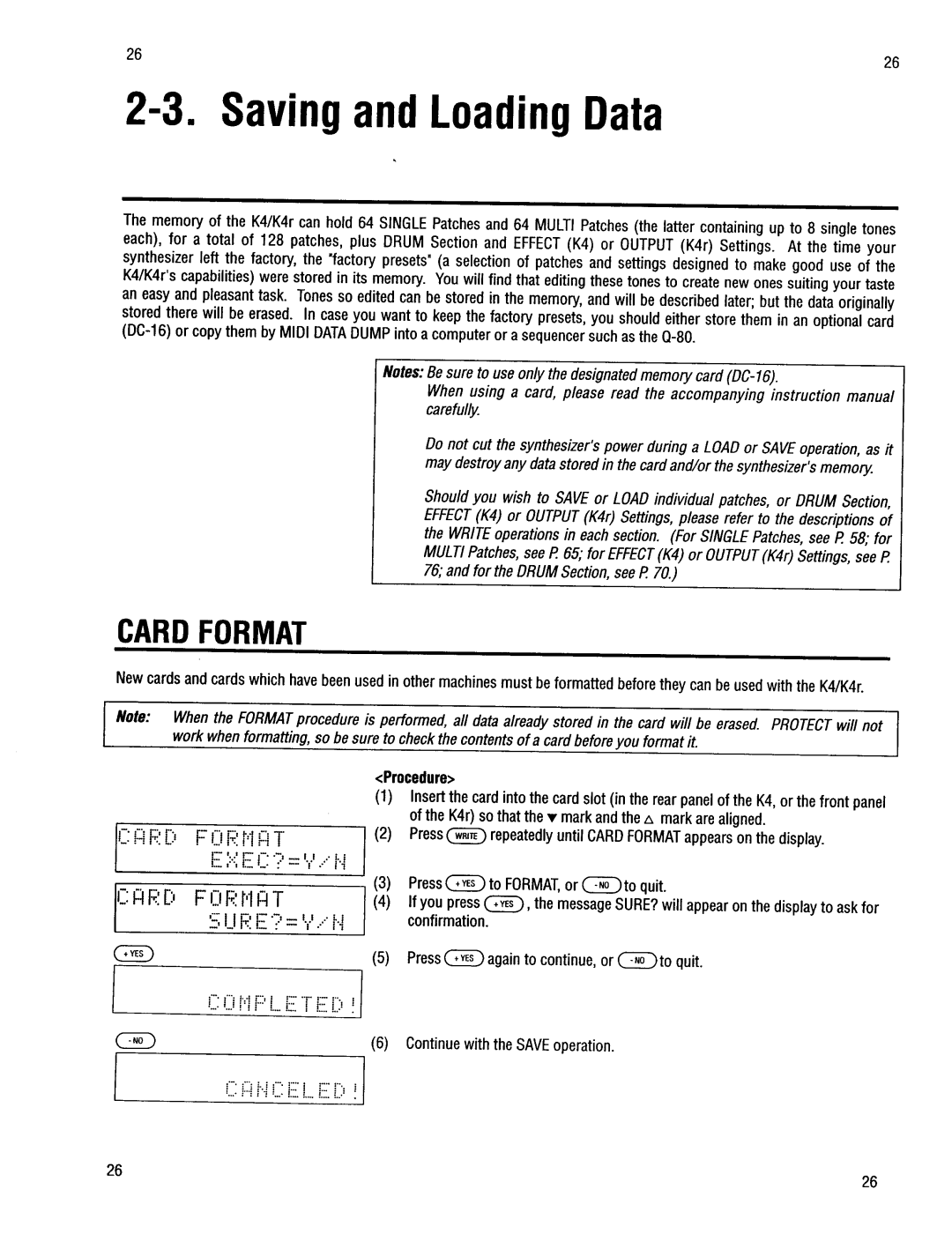 Kawai K4r manual 