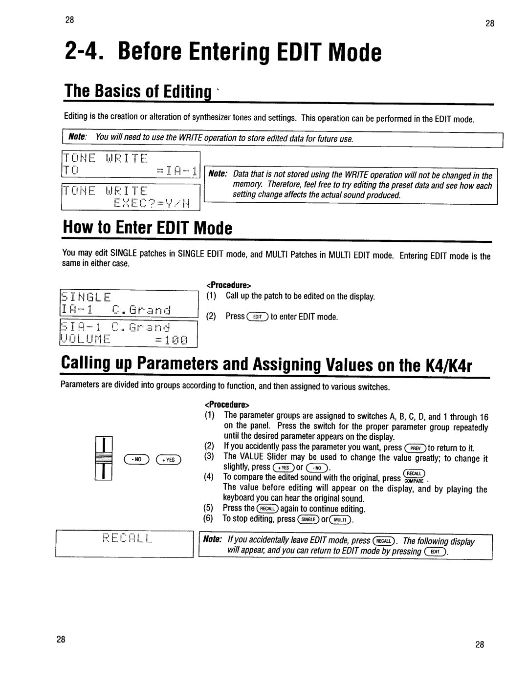 Kawai K4r manual 