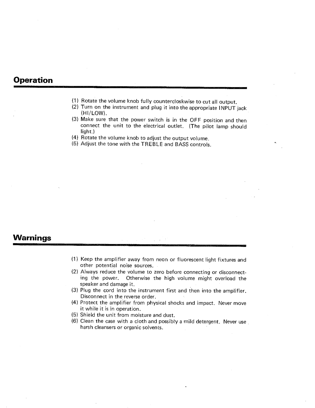 Kawai KM-15 manual 