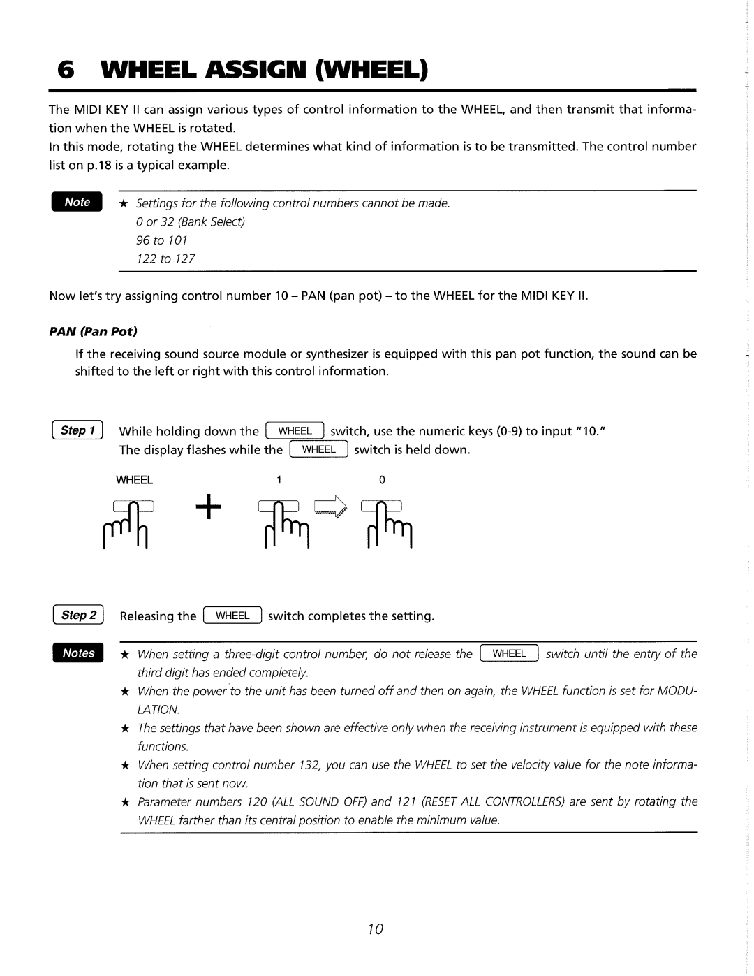 Kawai MDK 61 II manual 