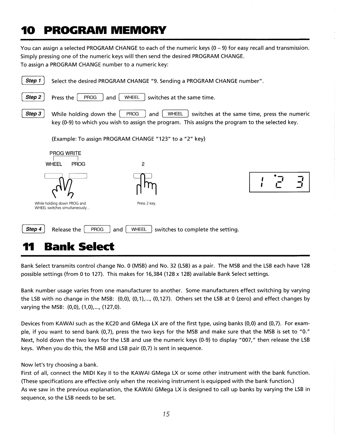 Kawai MDK 61 II manual 