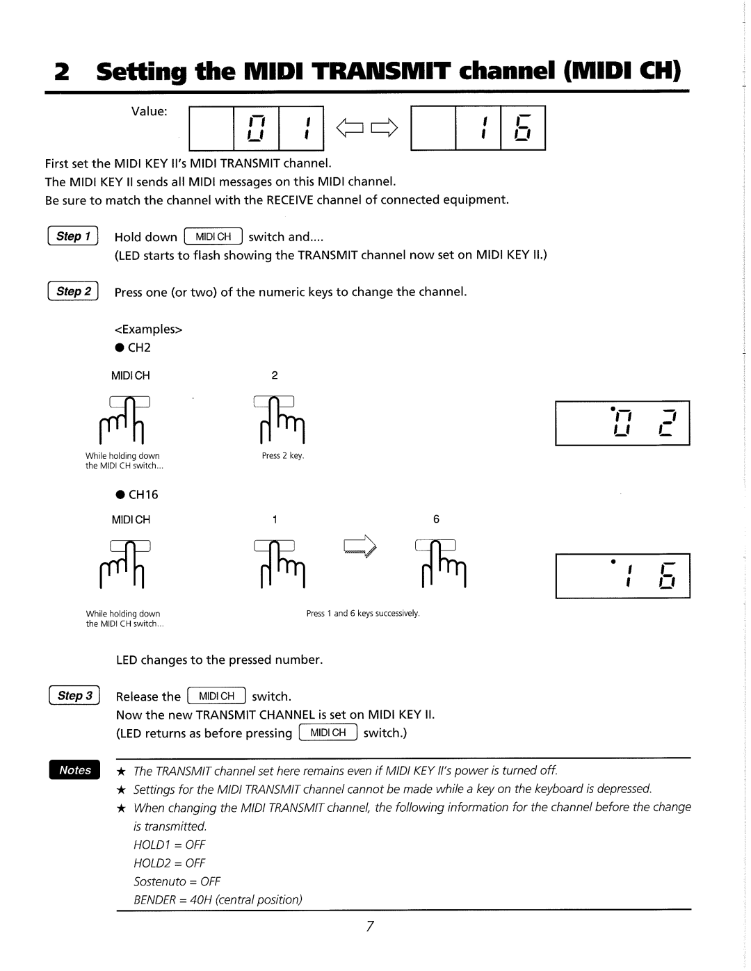 Kawai MDK 61 II manual 