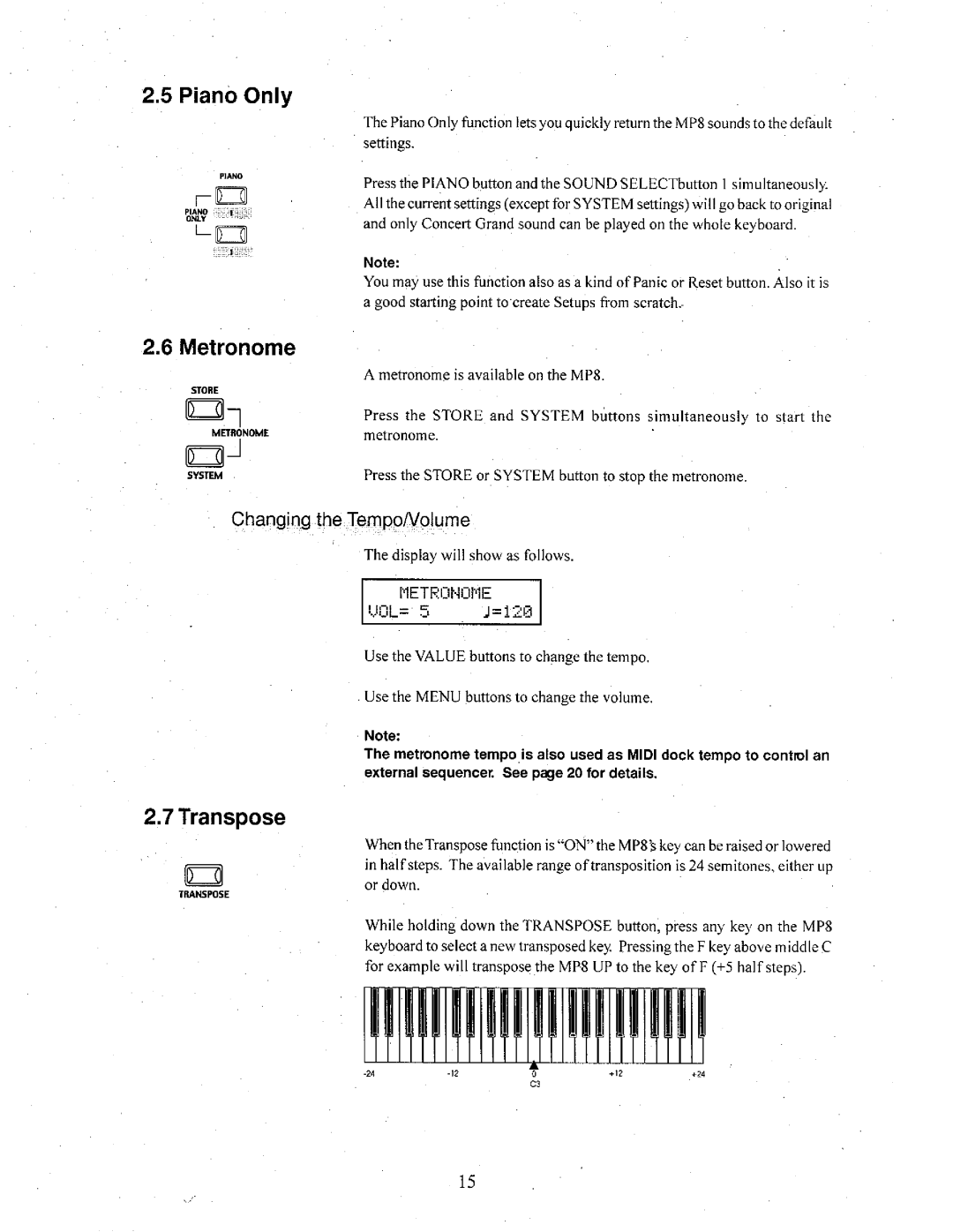 Kawai MP8 manual 