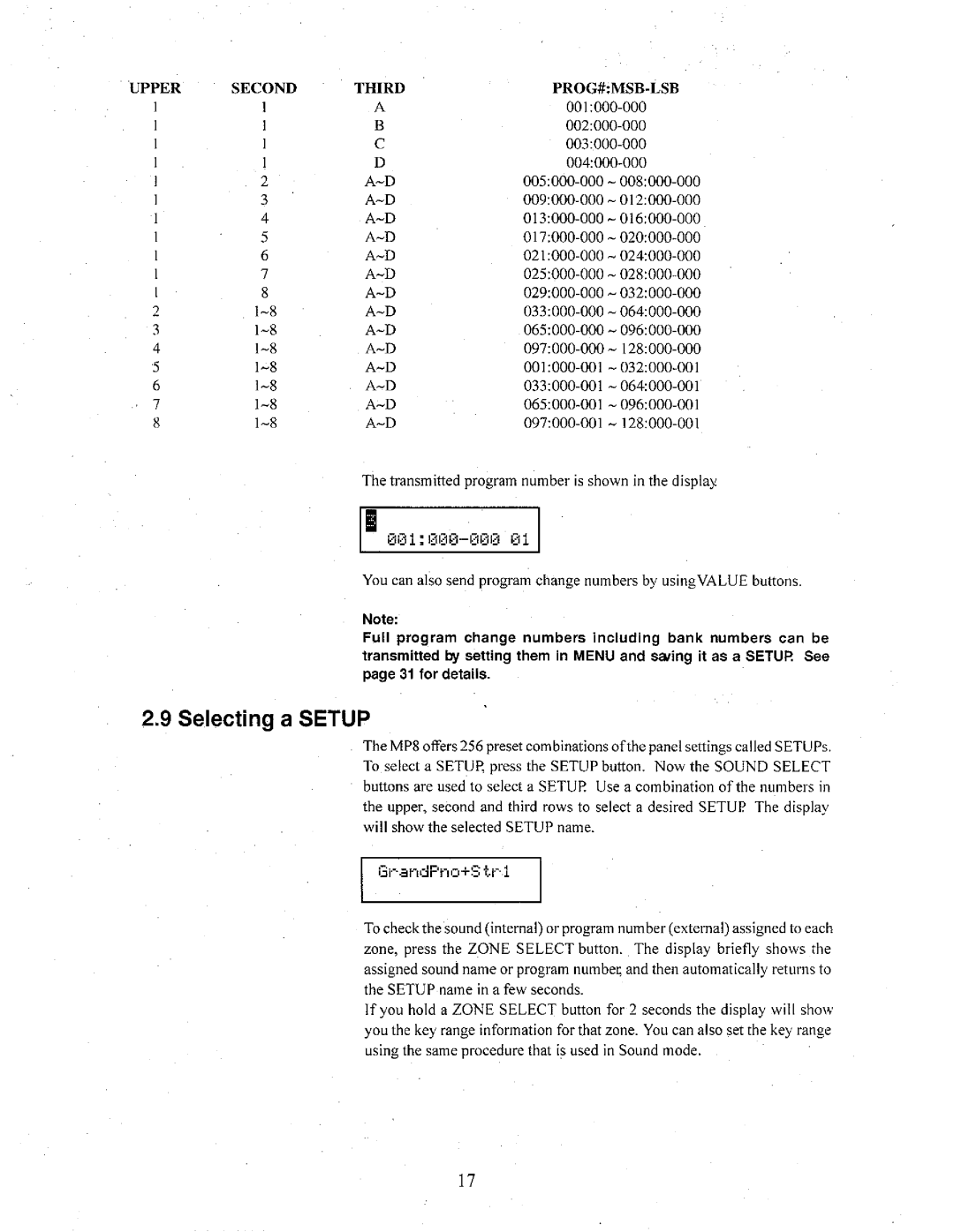 Kawai MP8 manual 