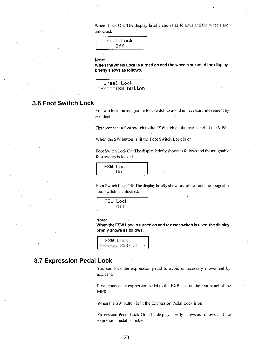 Kawai MP8 manual 