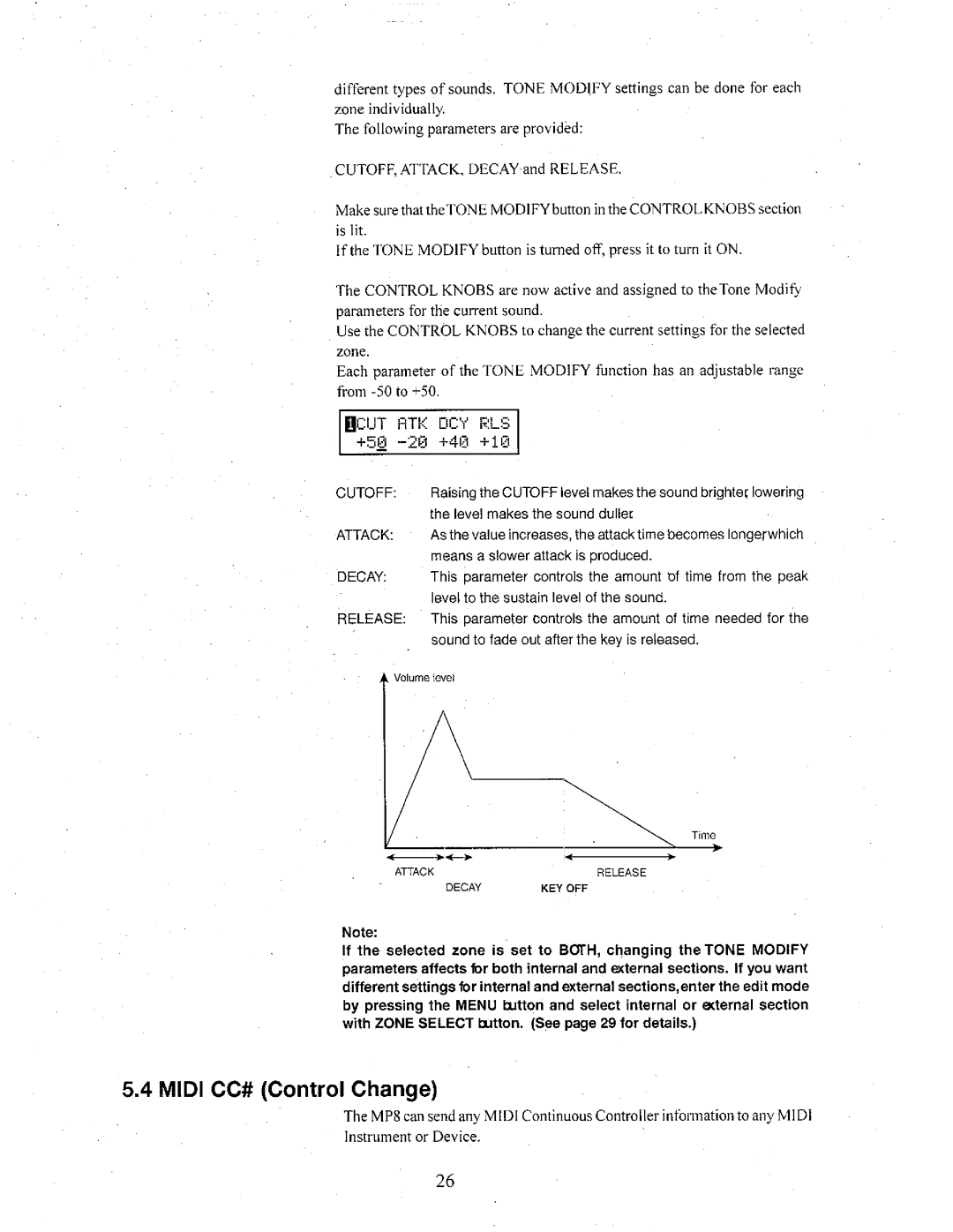 Kawai MP8 manual 