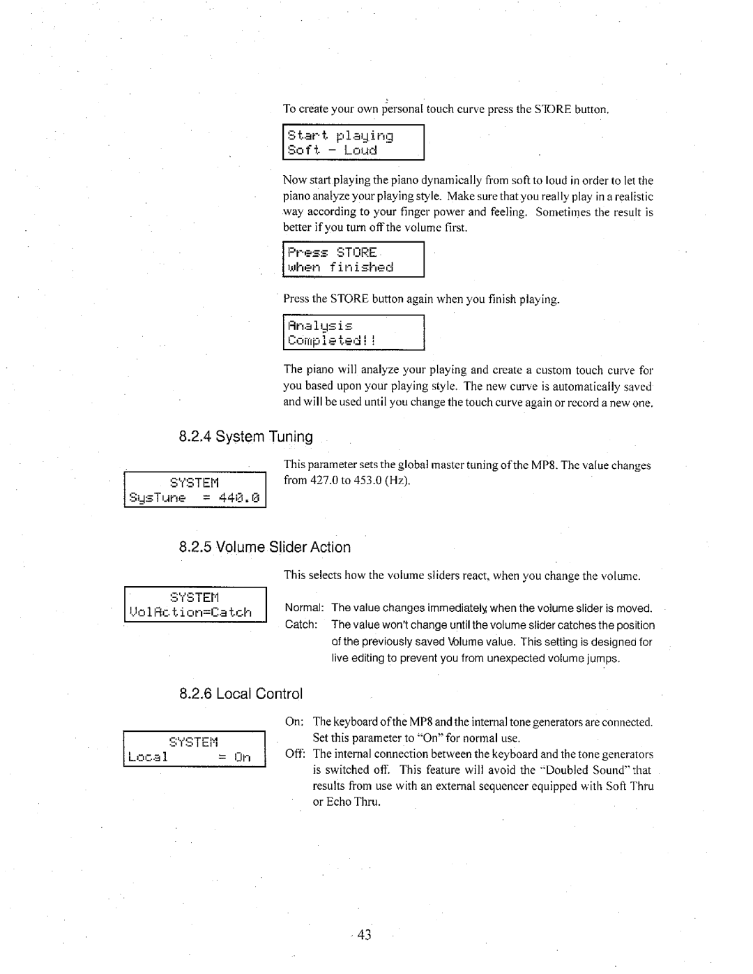 Kawai MP8 manual 