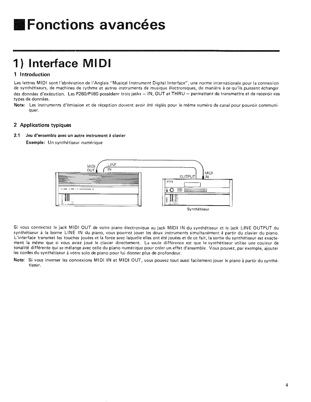 Kawai P260, P160 manual 