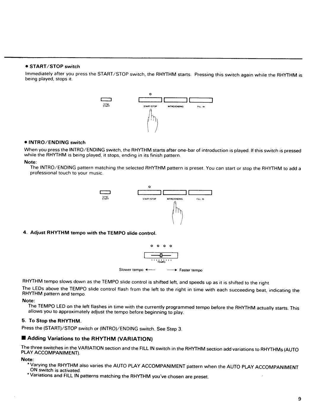 Kawai PV30, PV10 manual 