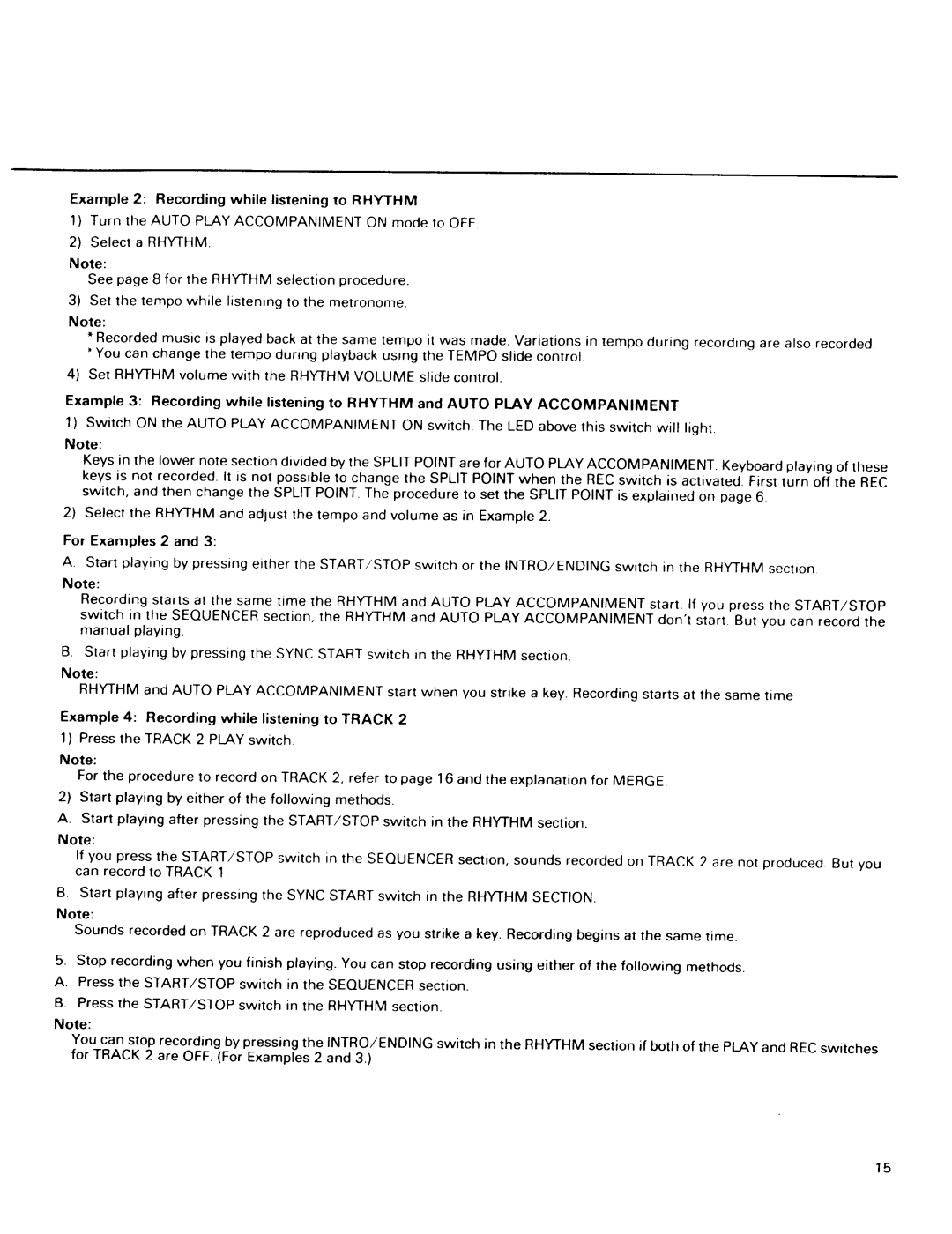 Kawai PV30, PV10 manual 