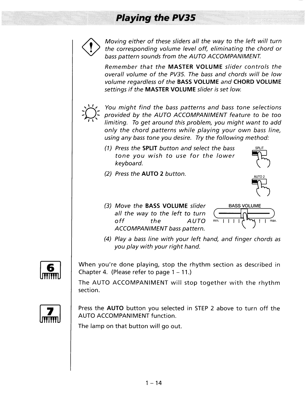 Kawai PV35 manual 