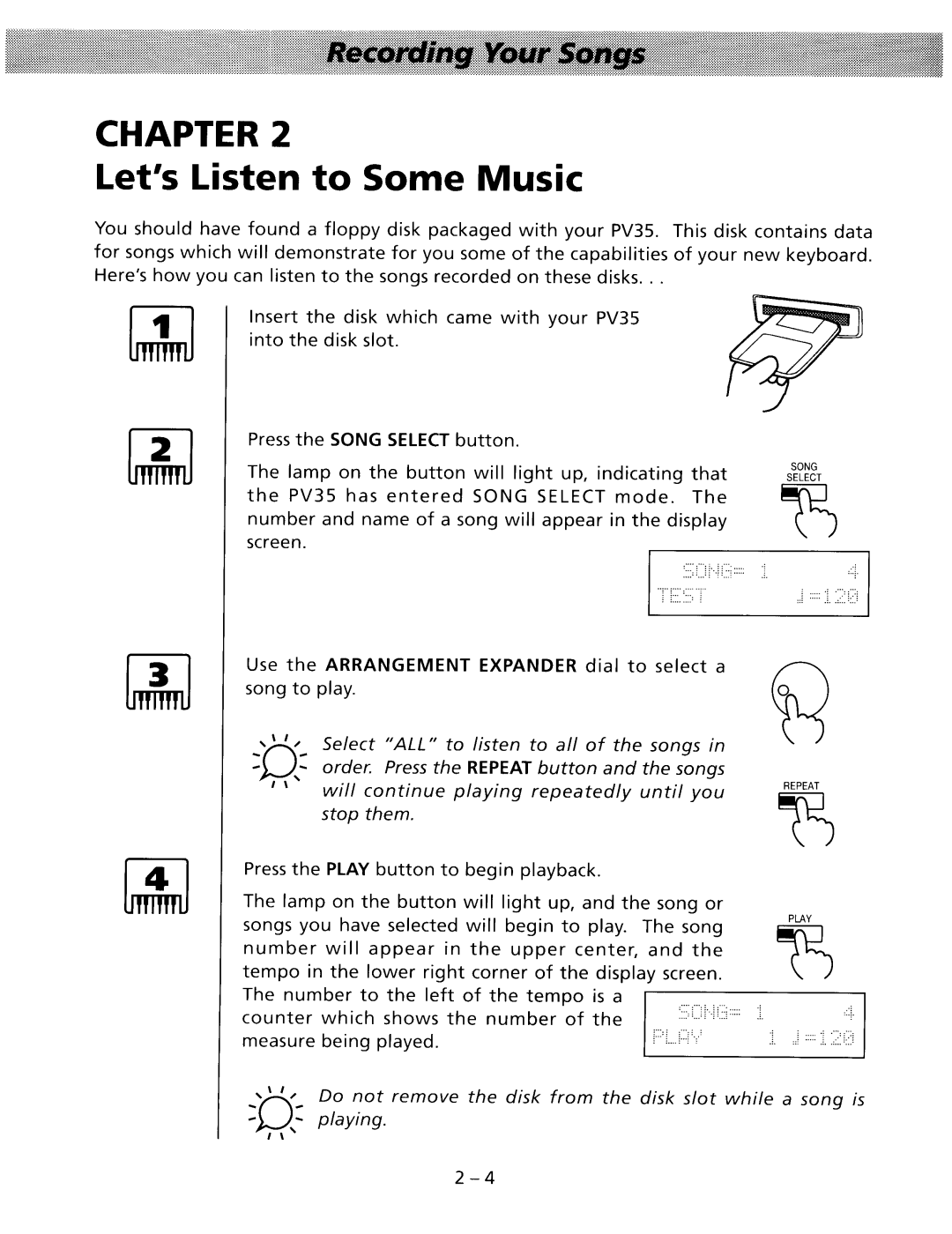 Kawai PV35 manual 