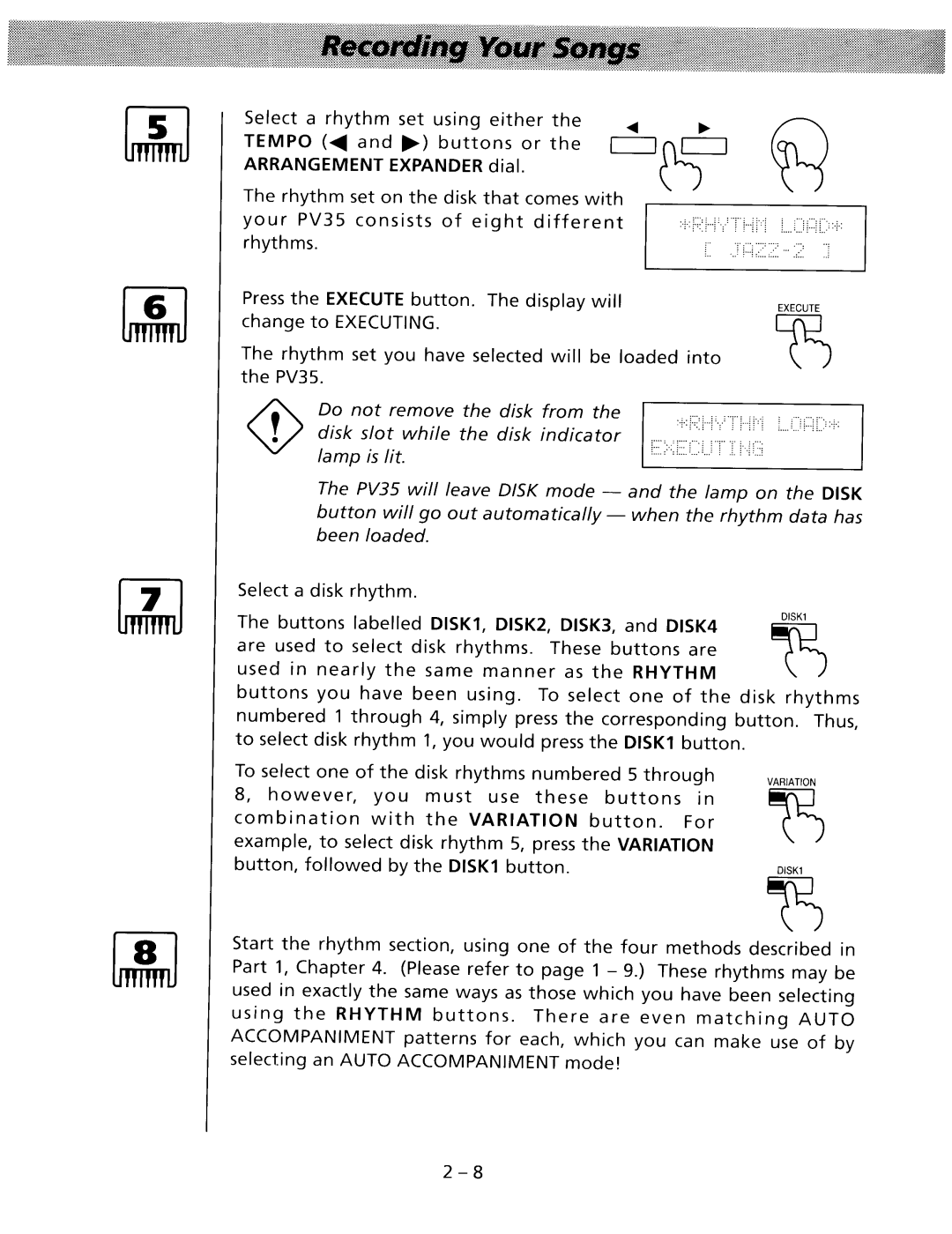 Kawai PV35 manual 