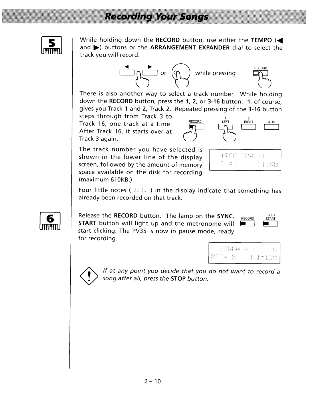 Kawai PV35 manual 