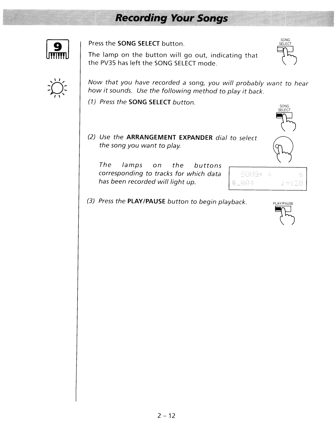 Kawai PV35 manual 