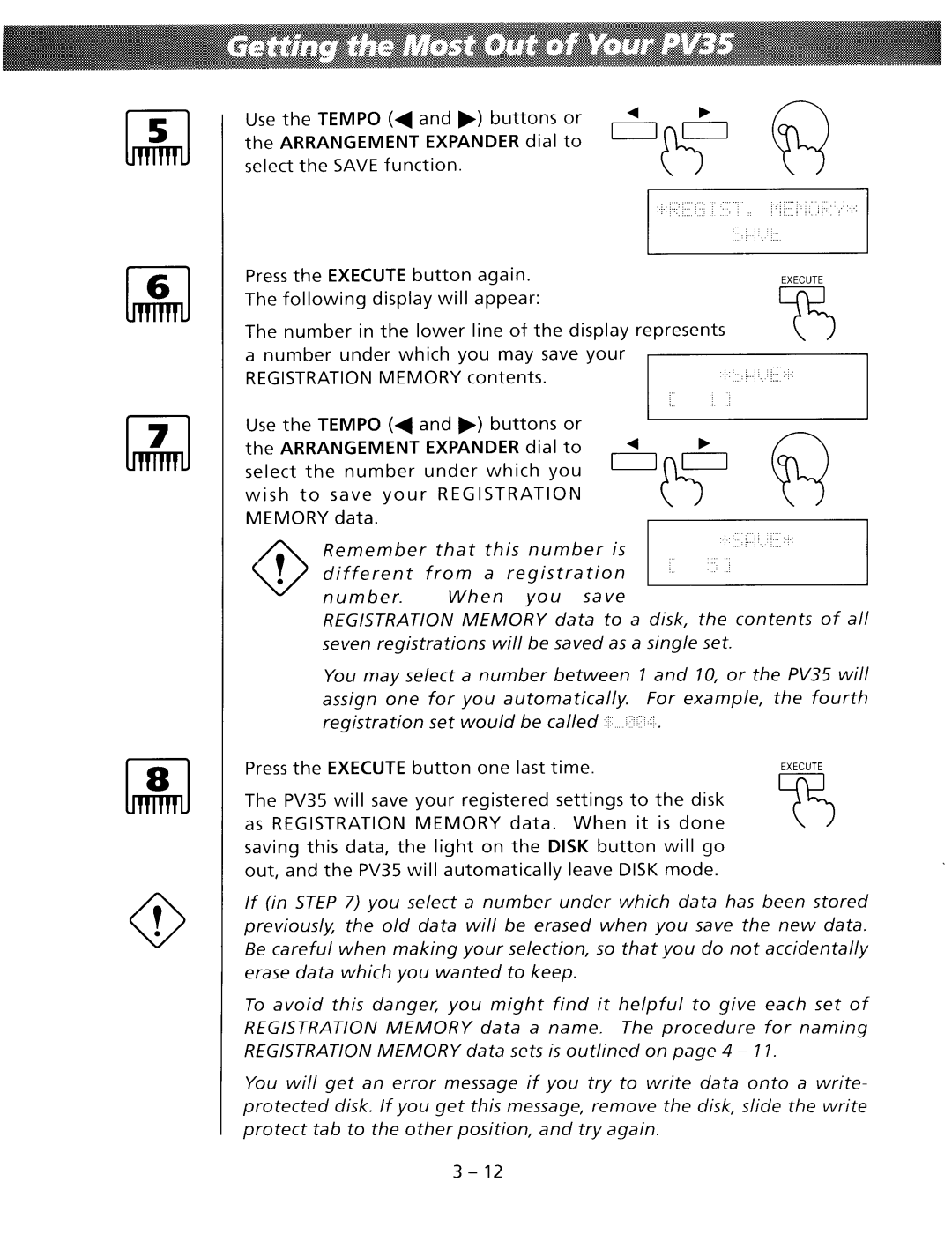 Kawai PV35 manual 