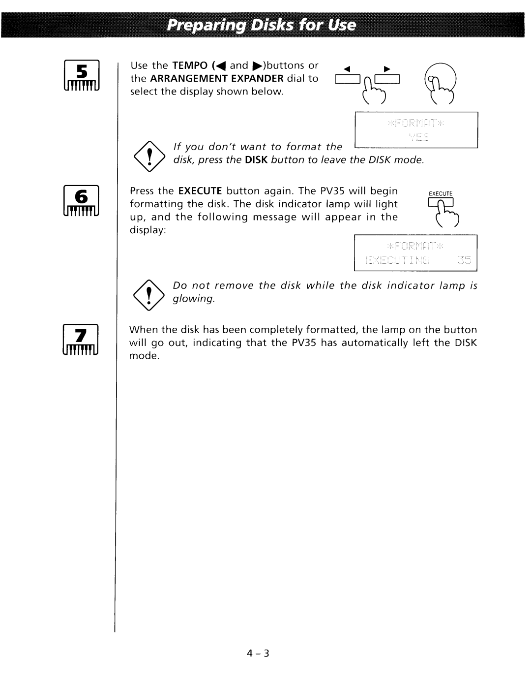 Kawai PV35 manual 