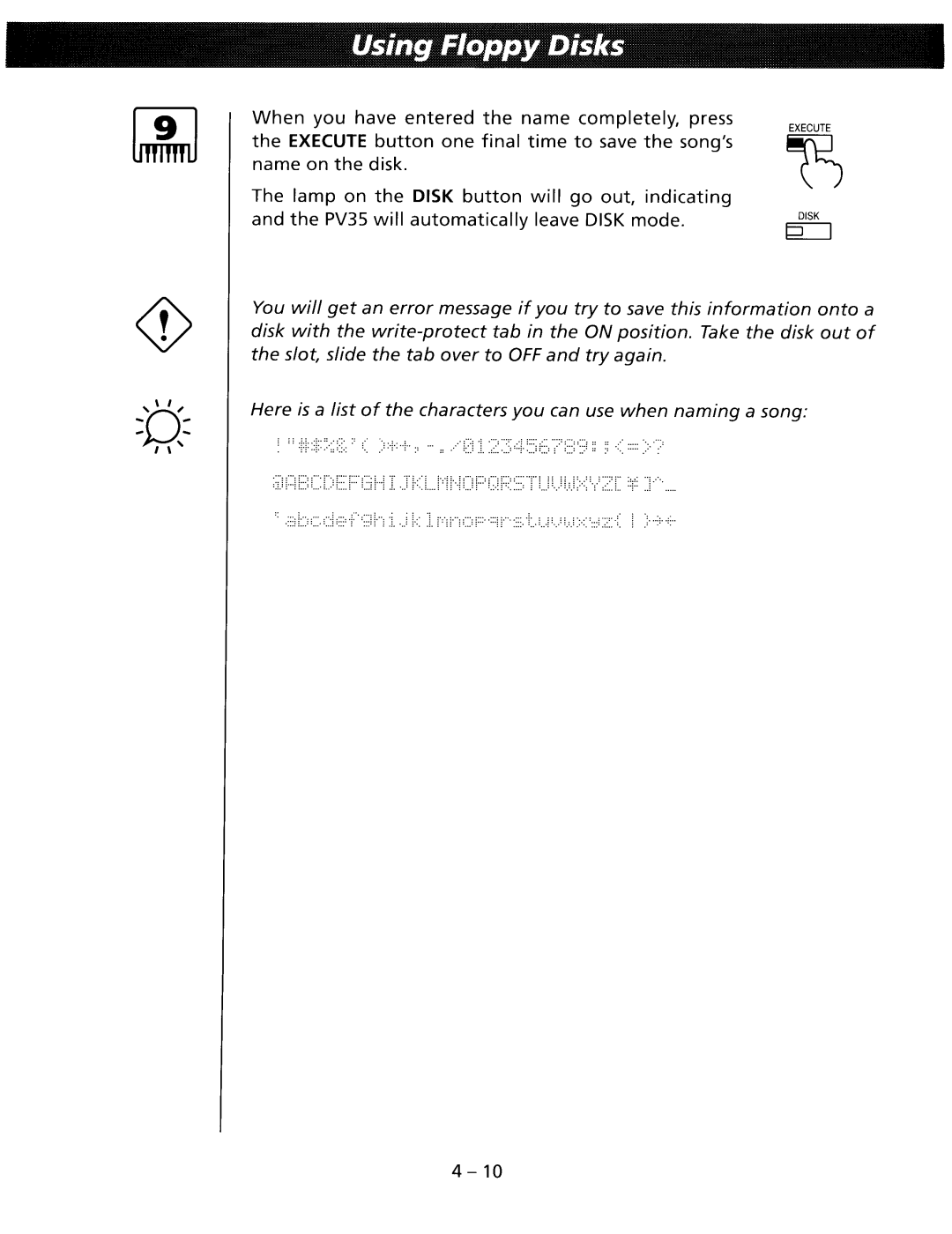 Kawai PV35 manual 