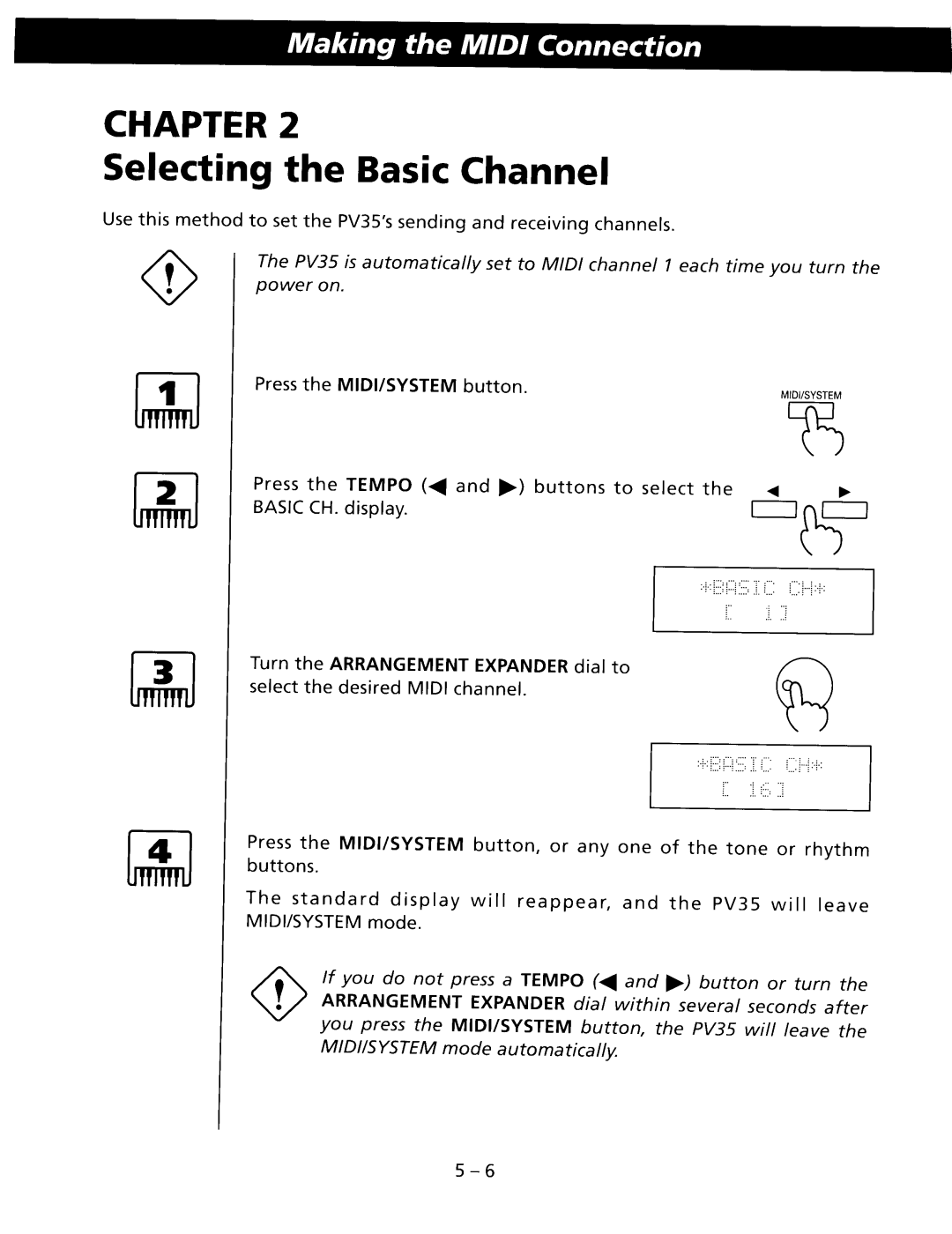 Kawai PV35 manual 