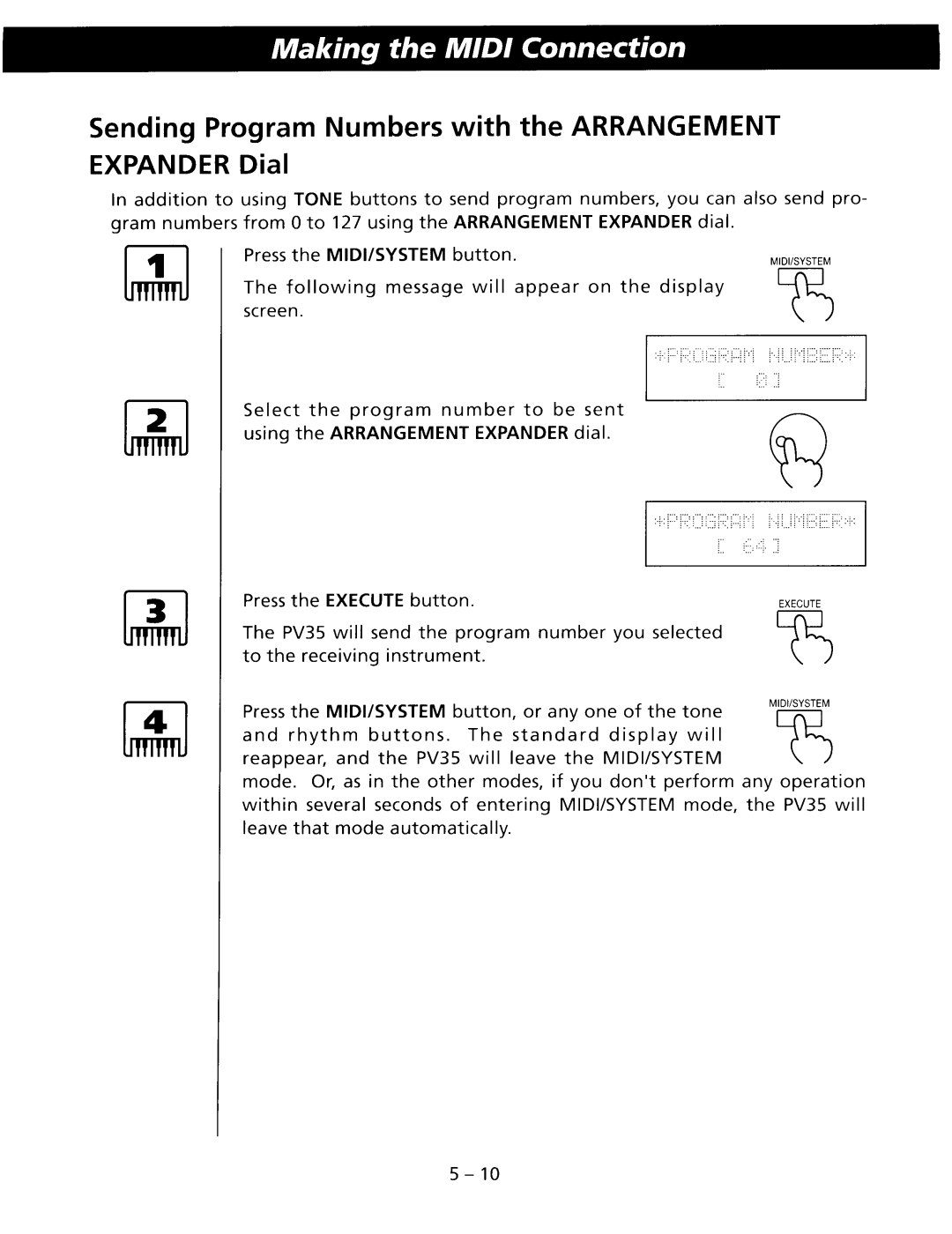 Kawai PV35 manual 