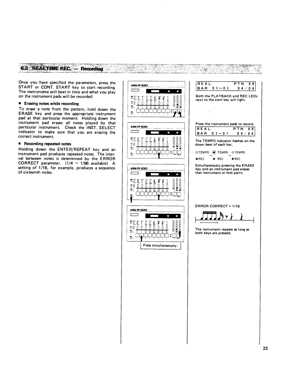 Kawai R100 manual 