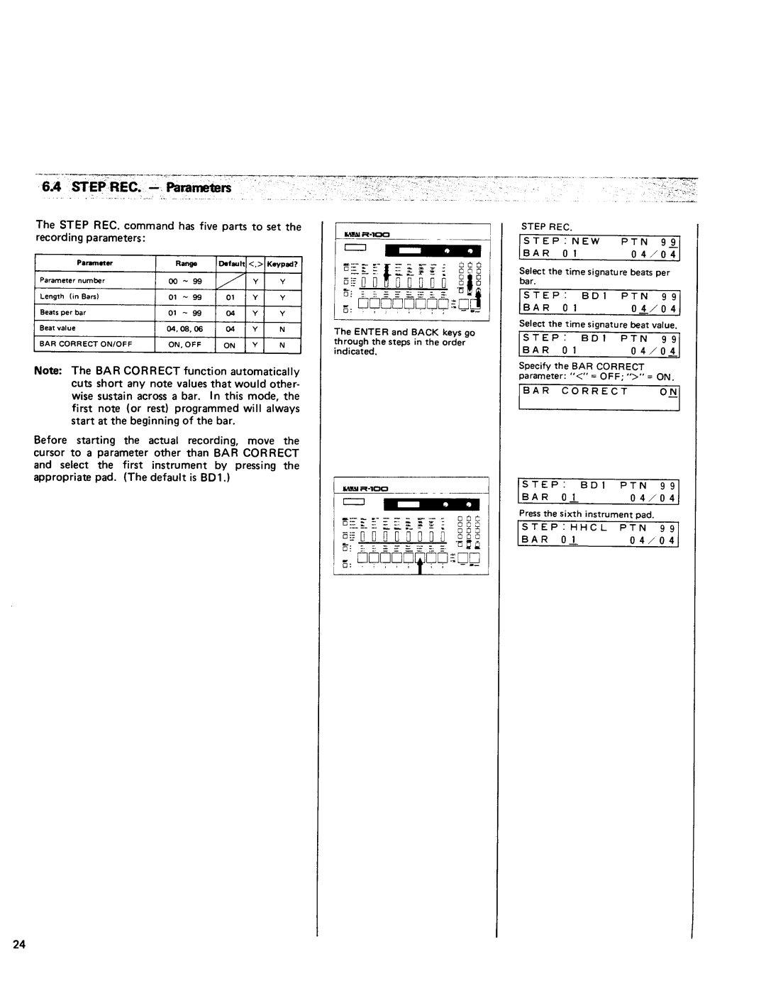 Kawai R100 manual 