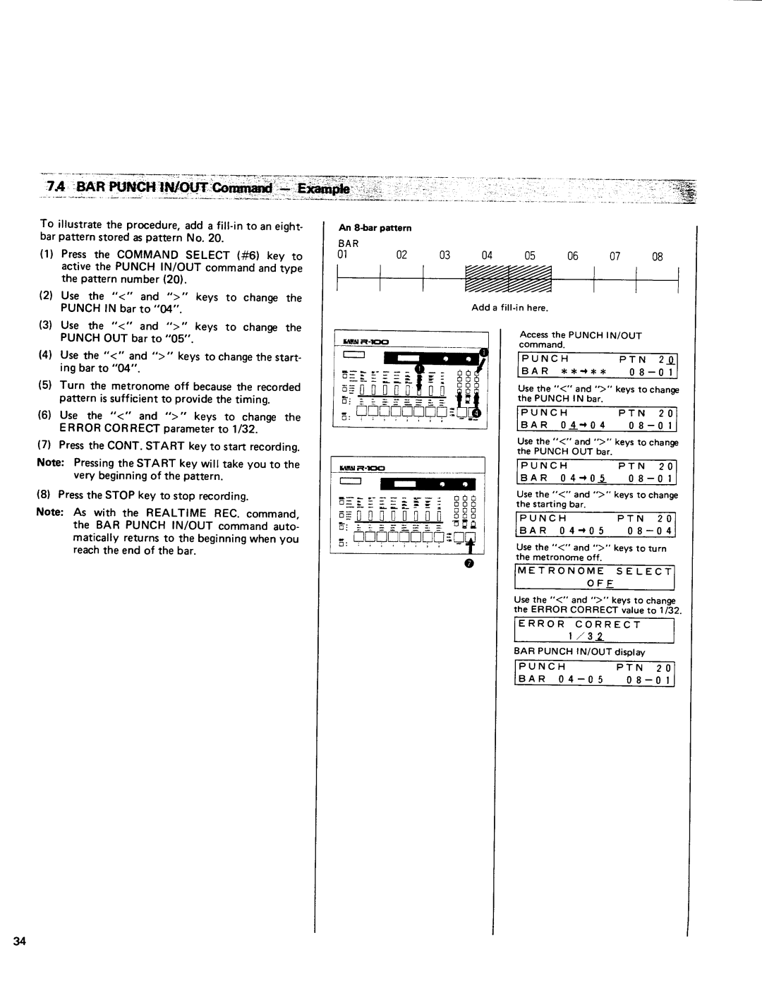 Kawai R100 manual 