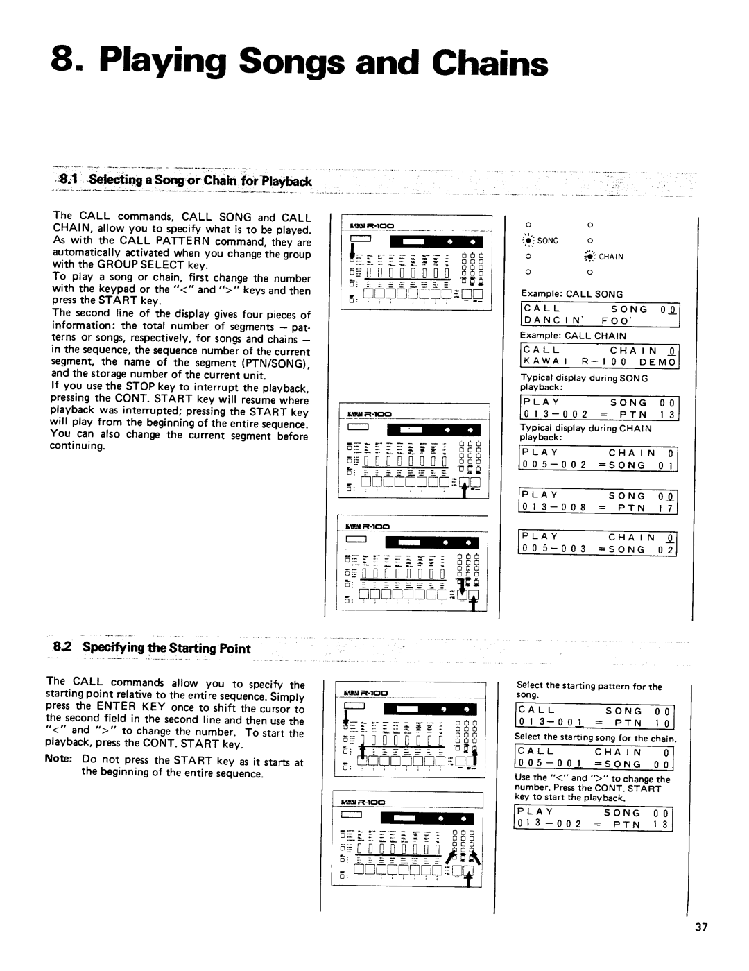 Kawai R100 manual 