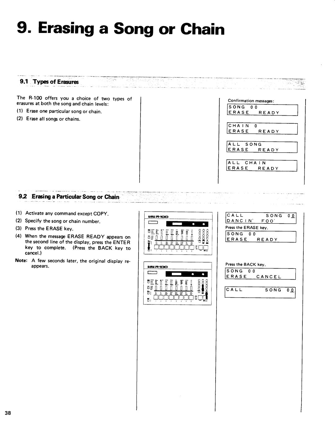 Kawai R100 manual 