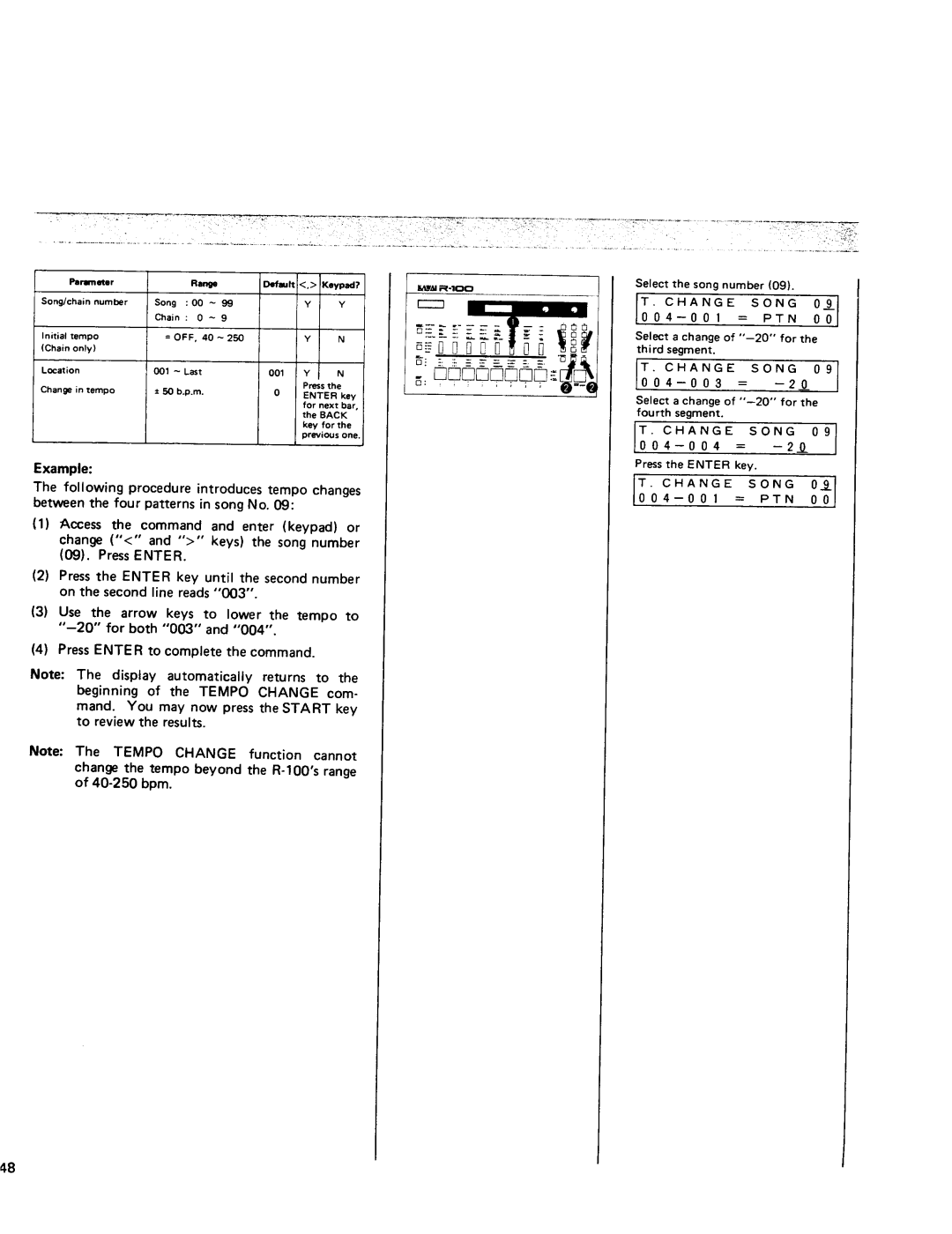 Kawai R100 manual 