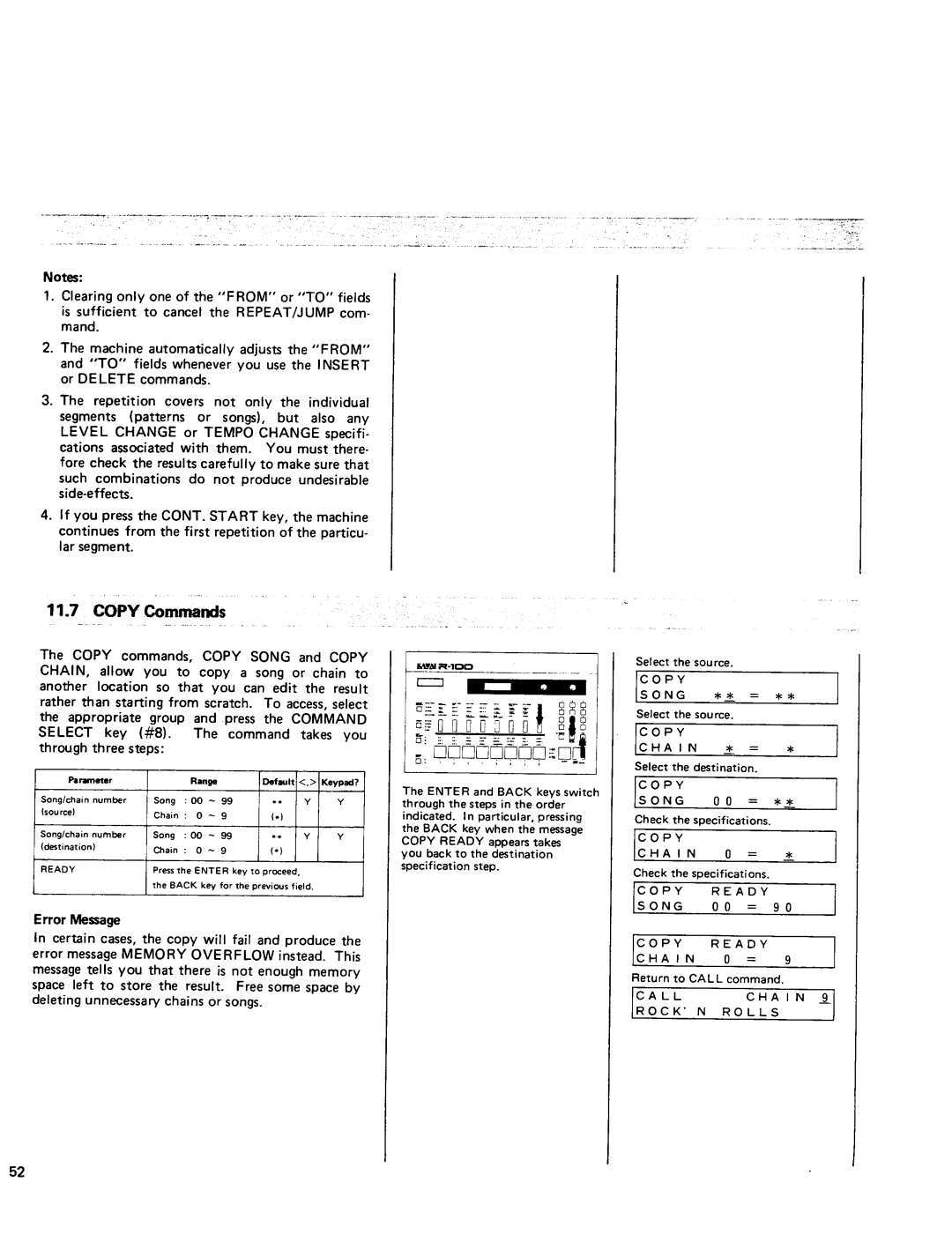 Kawai R100 manual 