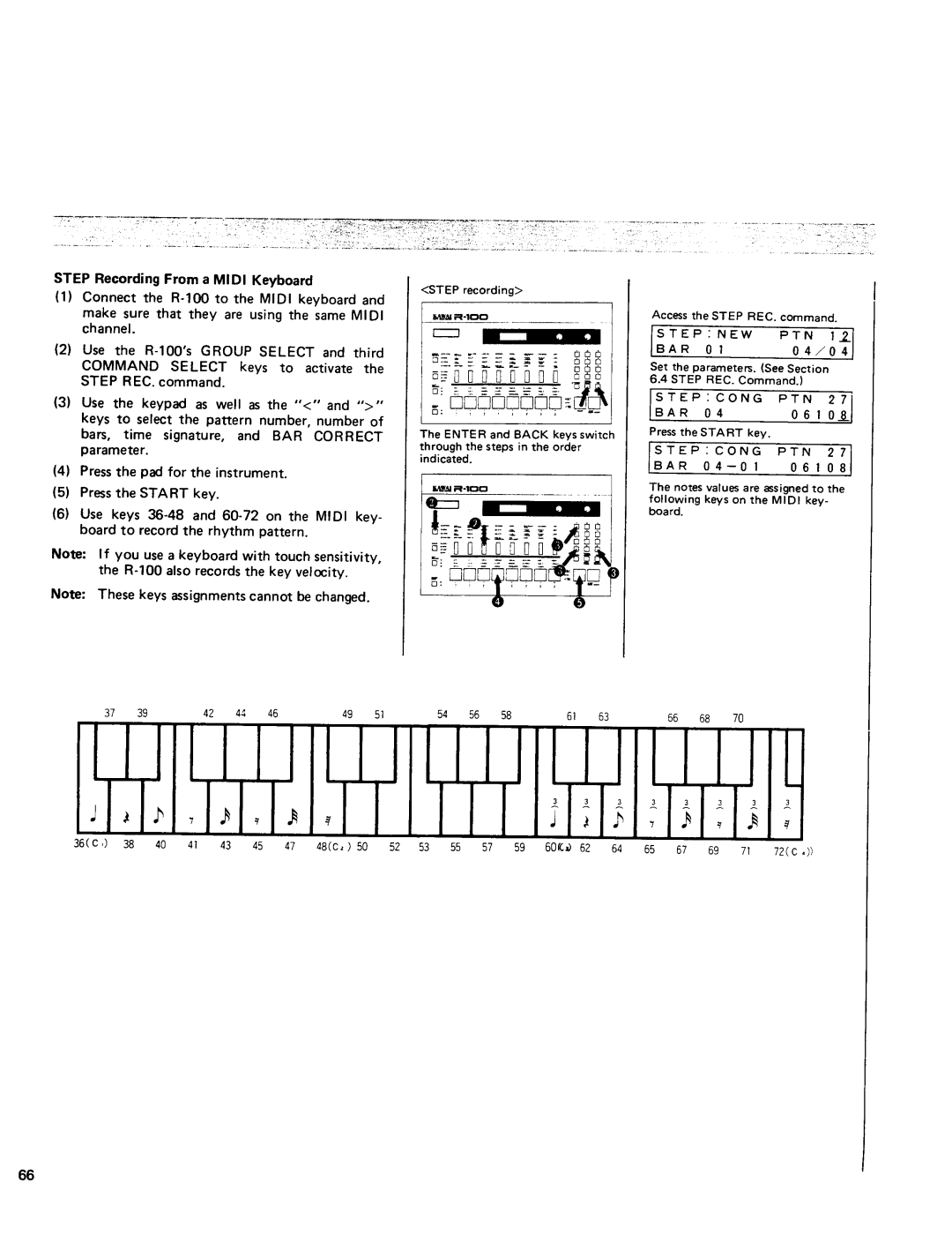 Kawai R100 manual 