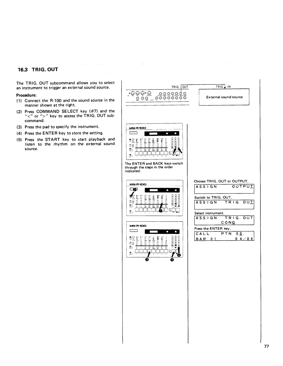 Kawai R100 manual 