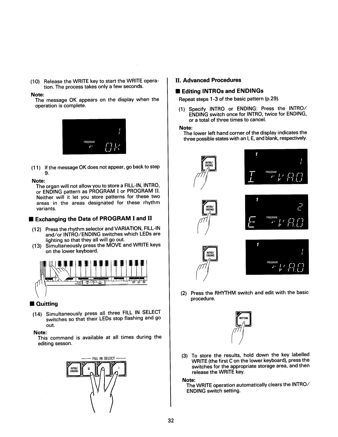 Kawai SR50, SR70 manual 