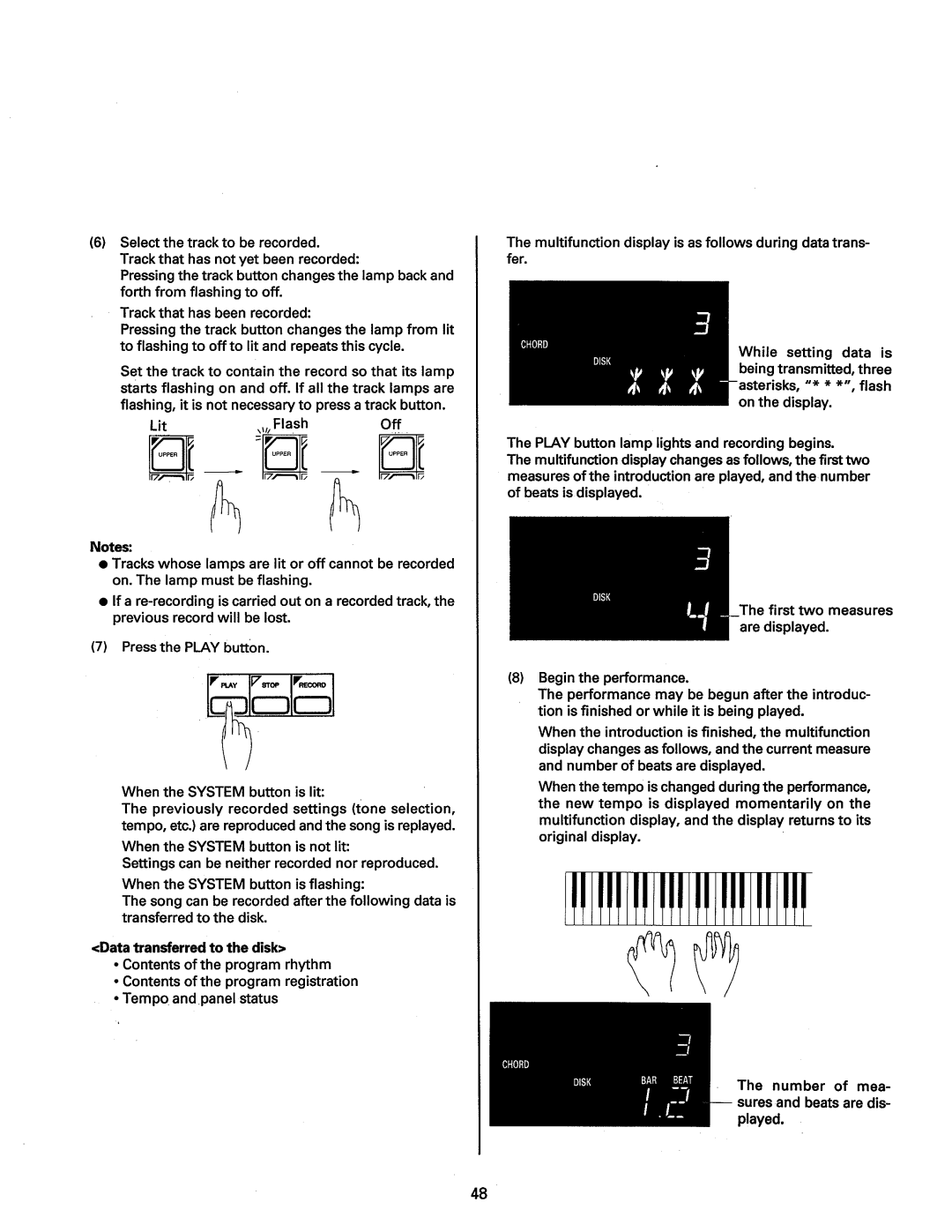 Kawai SR50, SR70 manual 