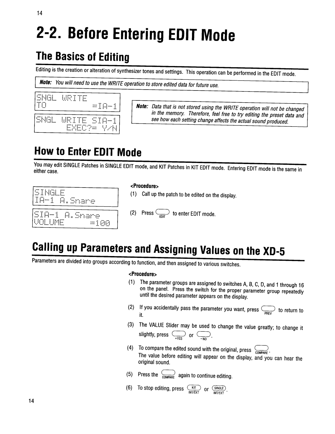 Kawai XD-5 manual 