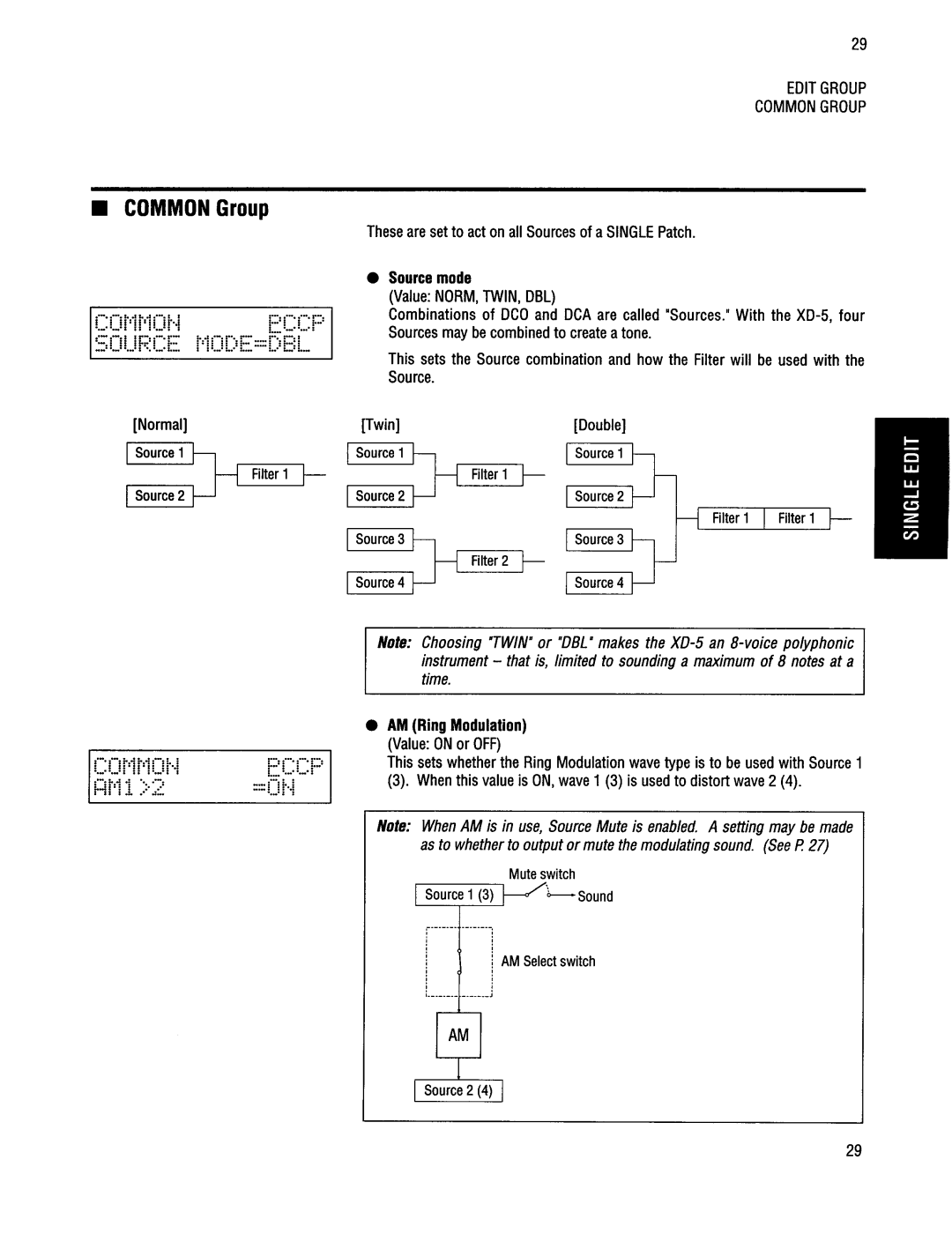 Kawai XD-5 manual 