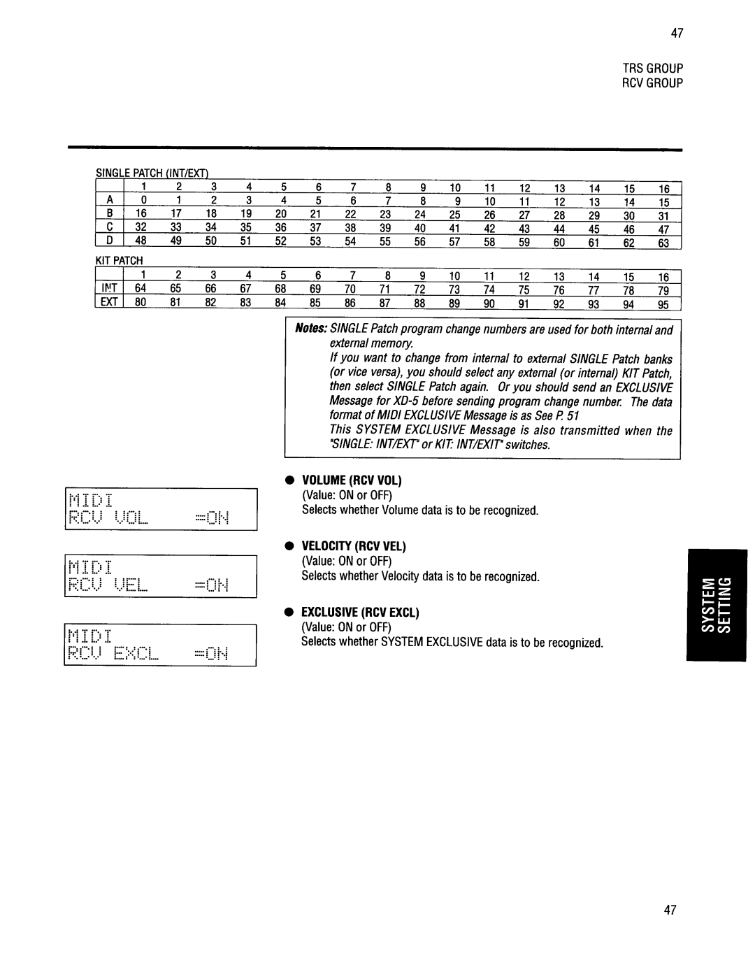 Kawai XD-5 manual 