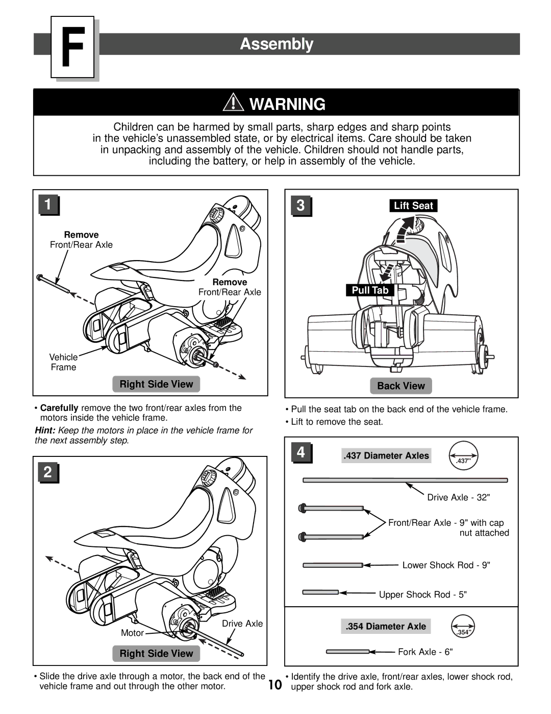 Kawasaki 73600 owner manual Assembly, Right Side View 