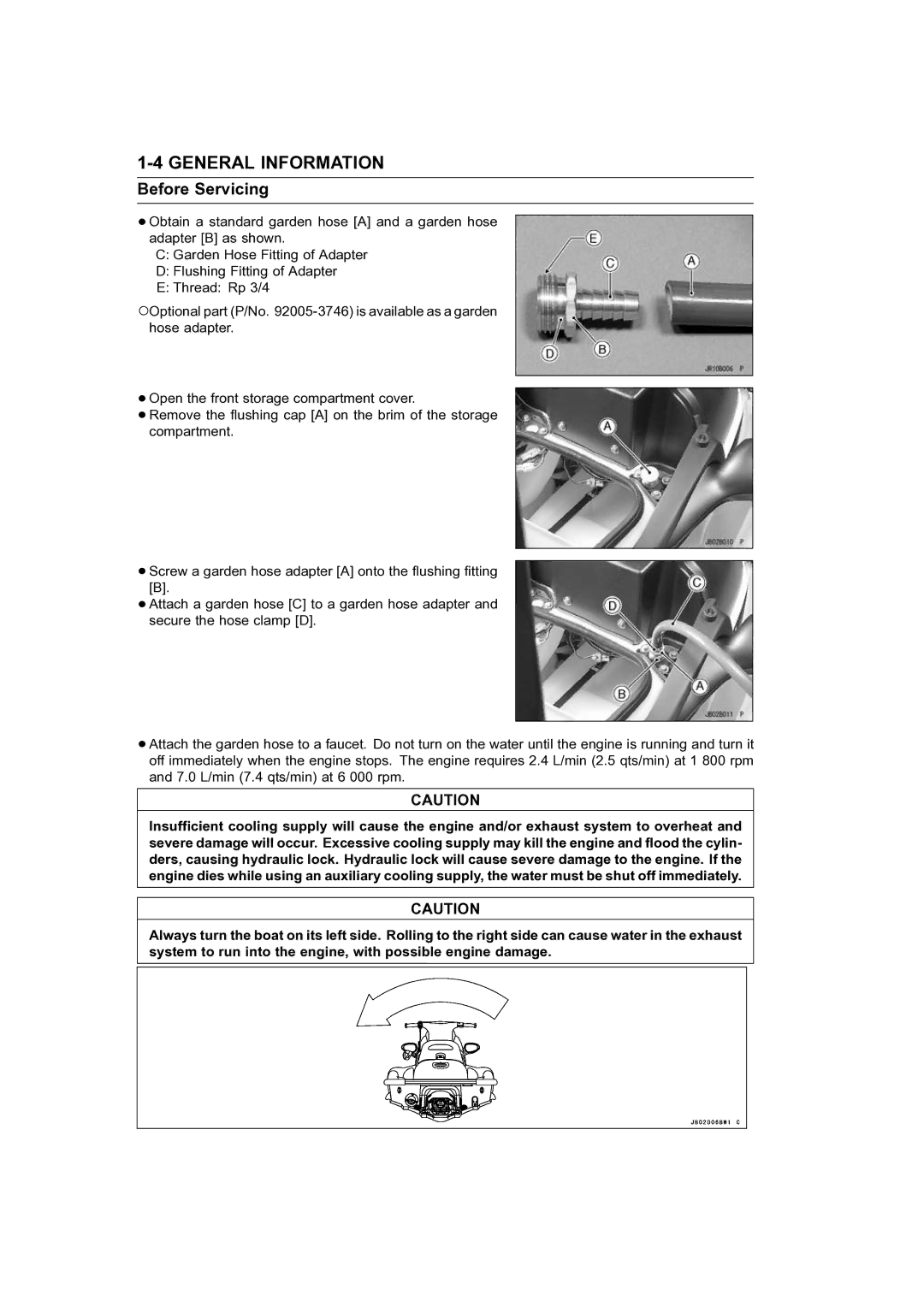 Kawasaki STX-15F service manual General Information 