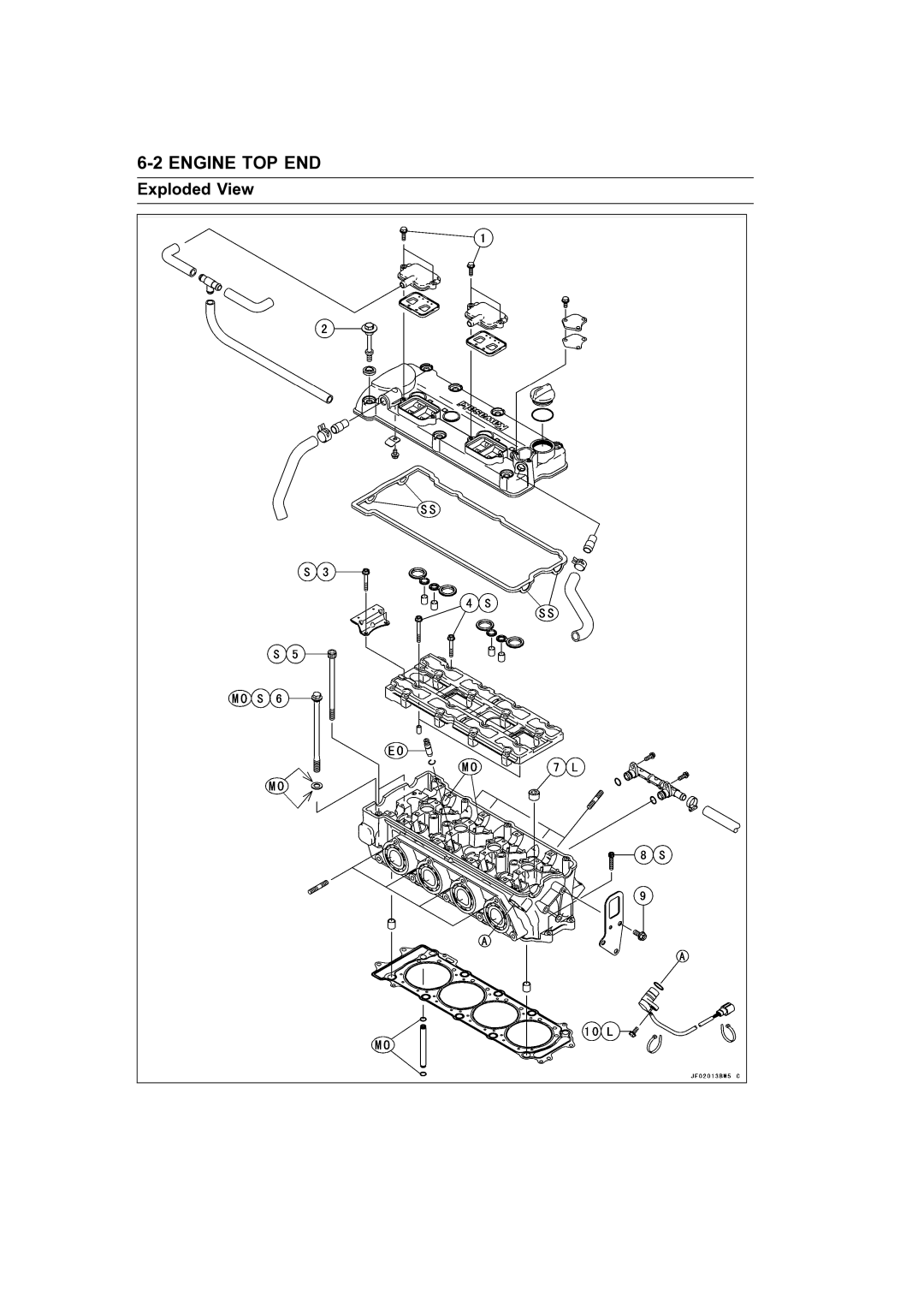 Kawasaki STX-15F service manual Exploded View 