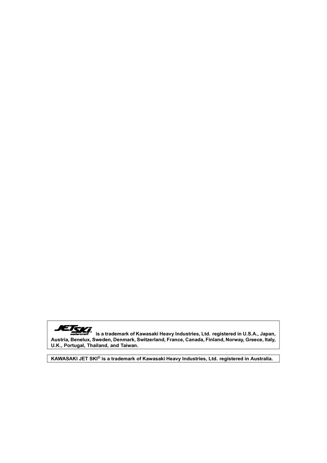 Kawasaki STX-15F service manual 