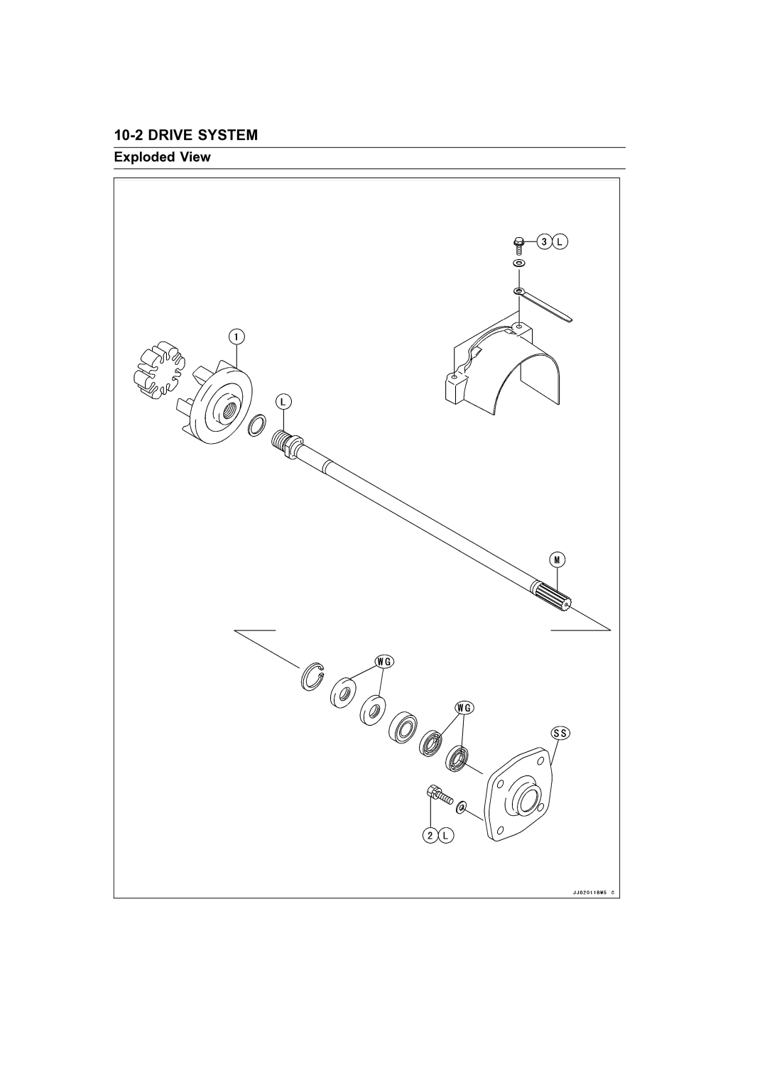 Kawasaki STX-15F service manual Exploded View 