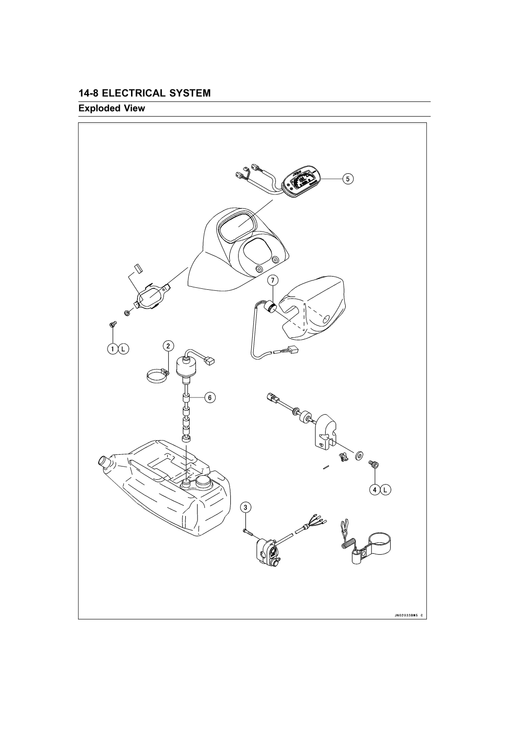 Kawasaki STX-15F service manual Electrical System 