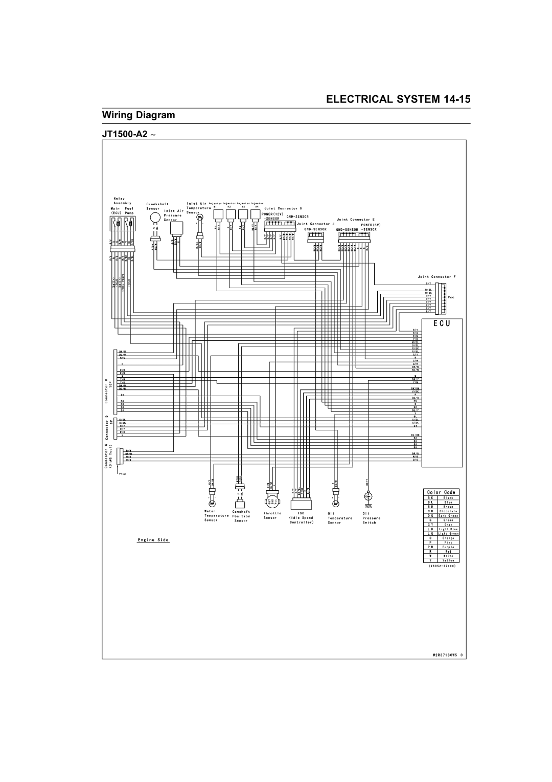 Kawasaki STX-15F service manual Electrical System 