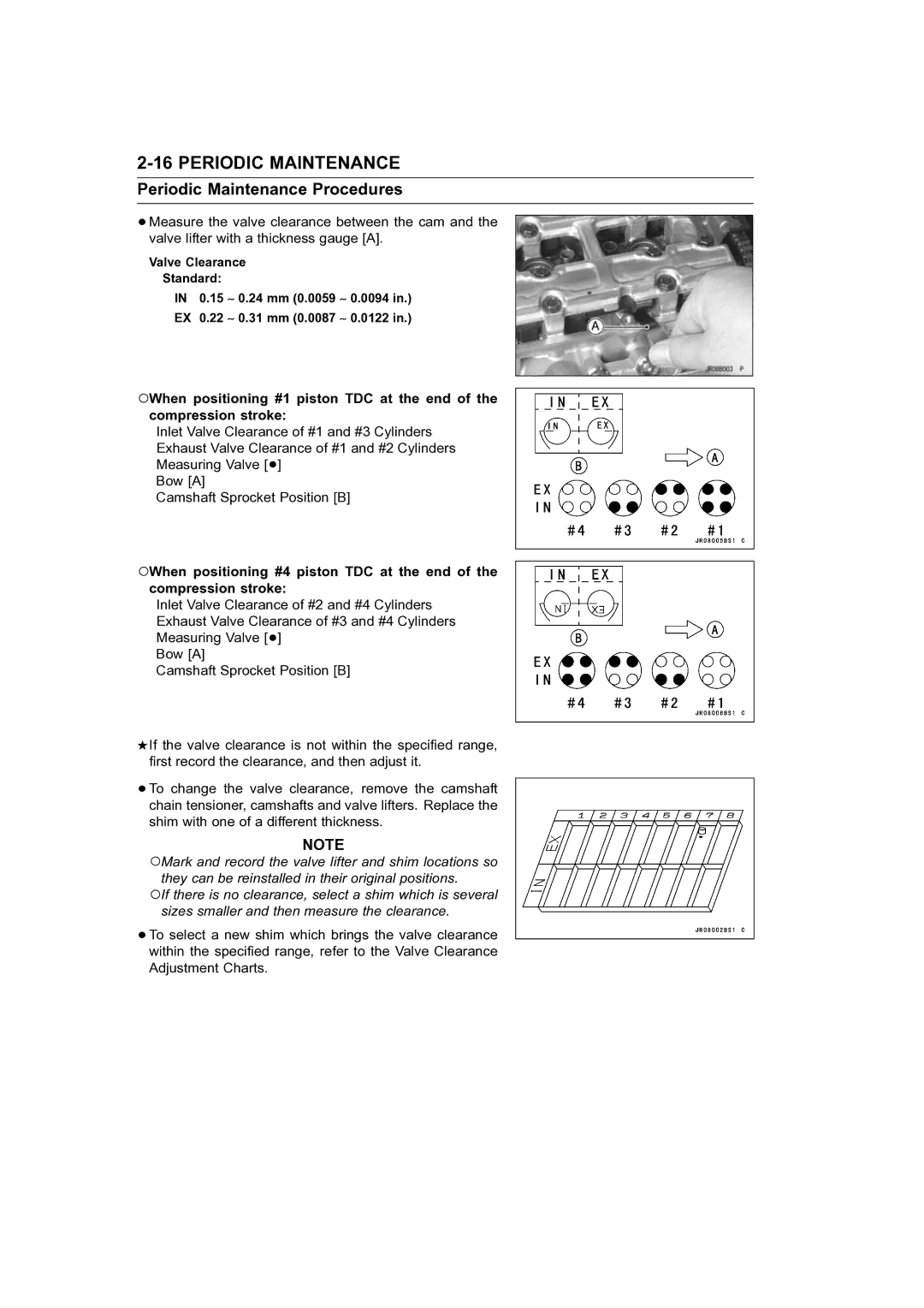 Kawasaki STX-15F service manual Periodic Maintenance 