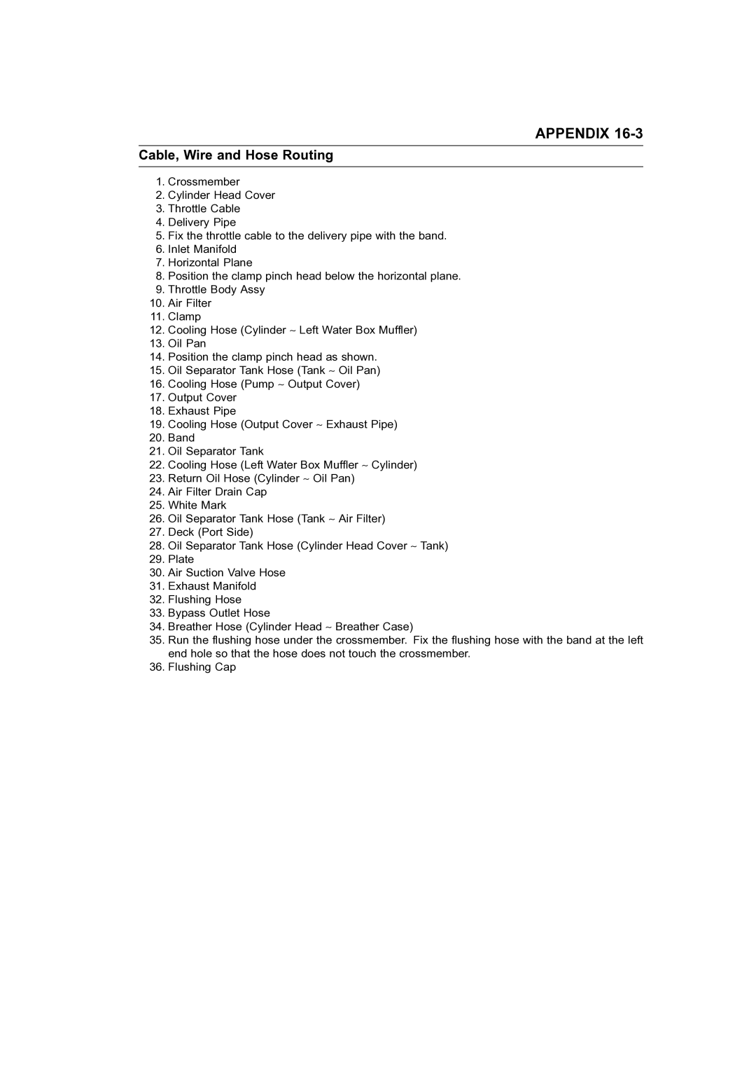 Kawasaki STX-15F service manual Appendix 