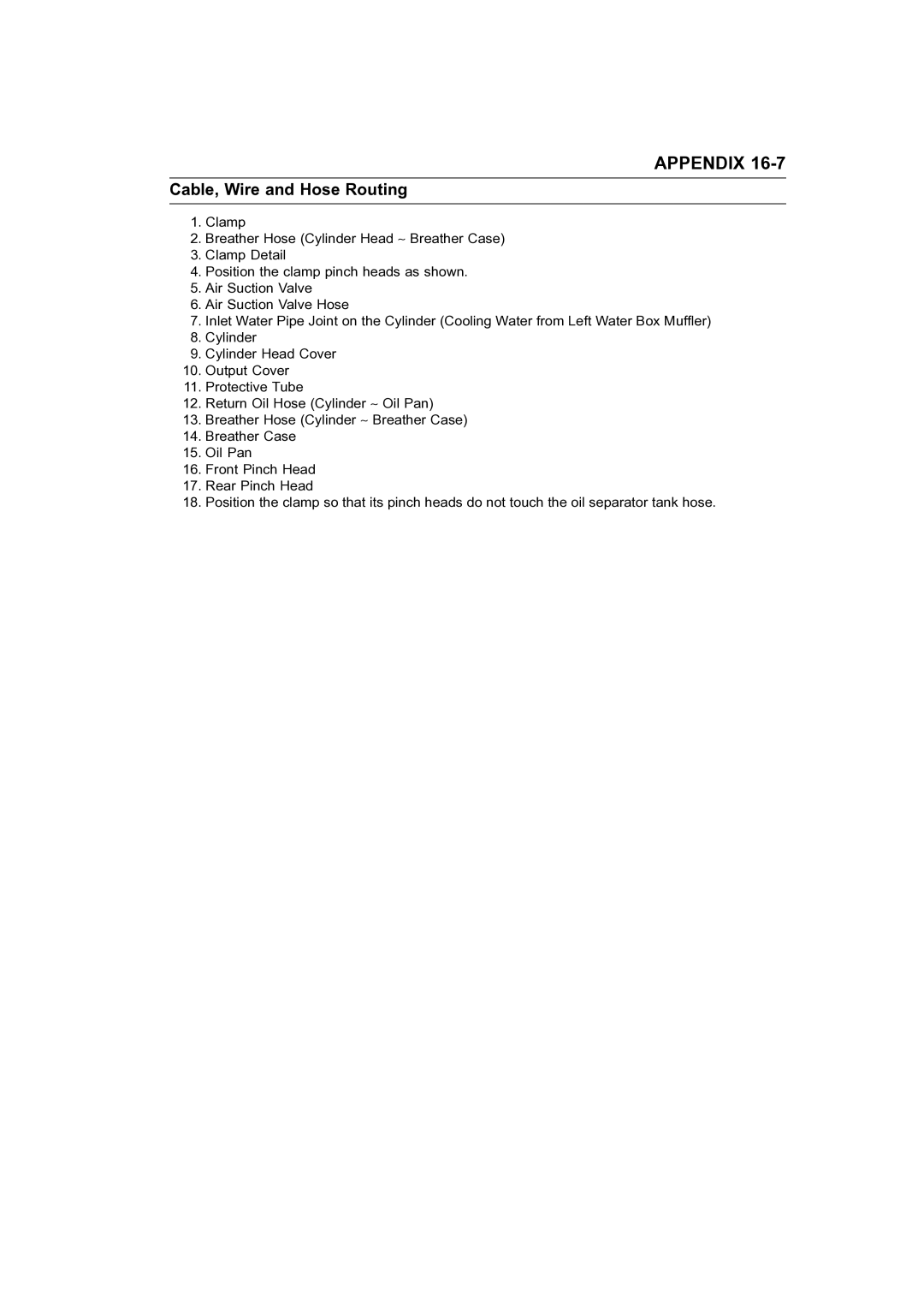 Kawasaki STX-15F service manual Appendix 